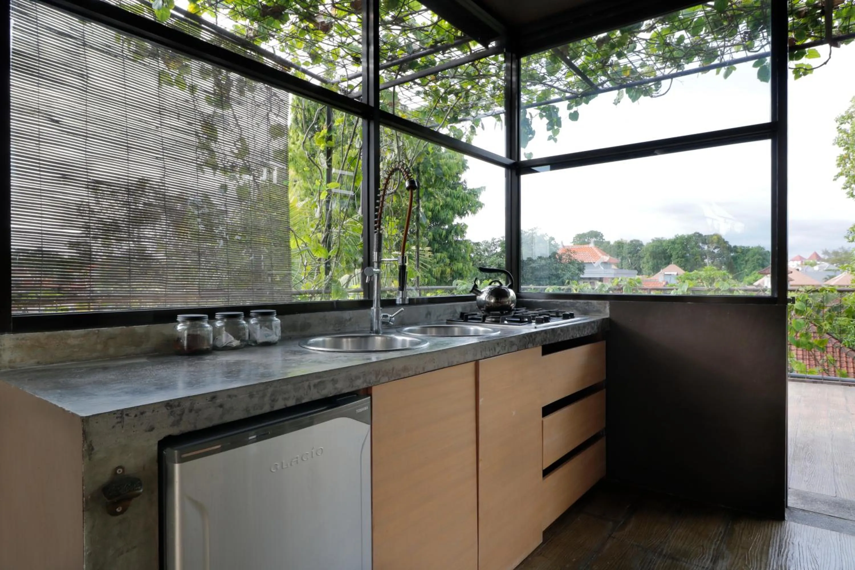 Kitchen or kitchenette in Clio Apartment