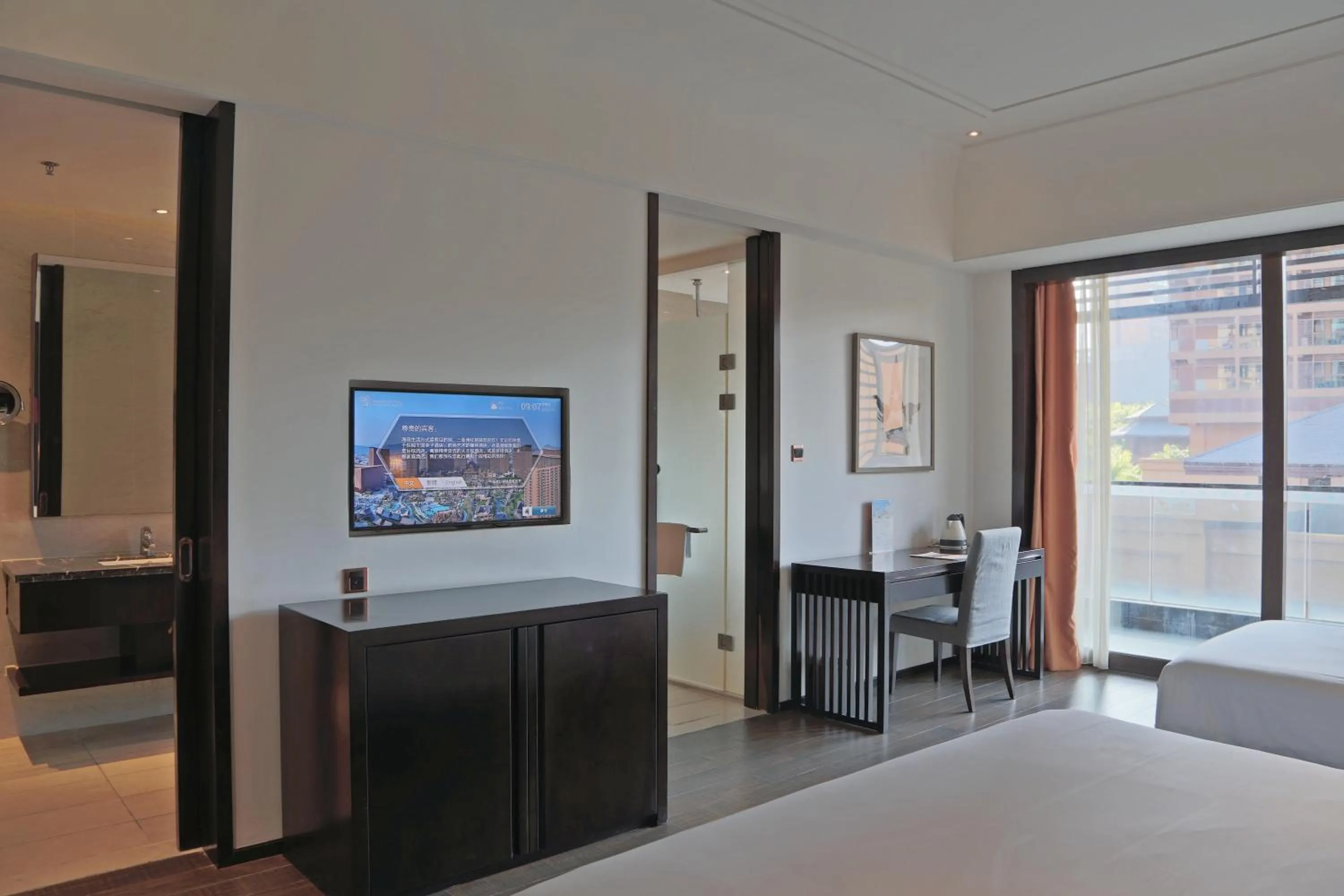 Bedroom, Bed in Mangrove Tree Resort World Sanya Bay-Coconut