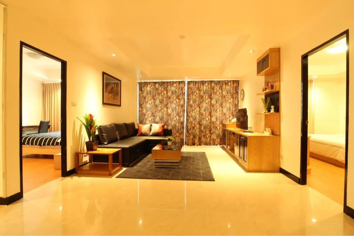 Living room in Serena Sathorn Suites