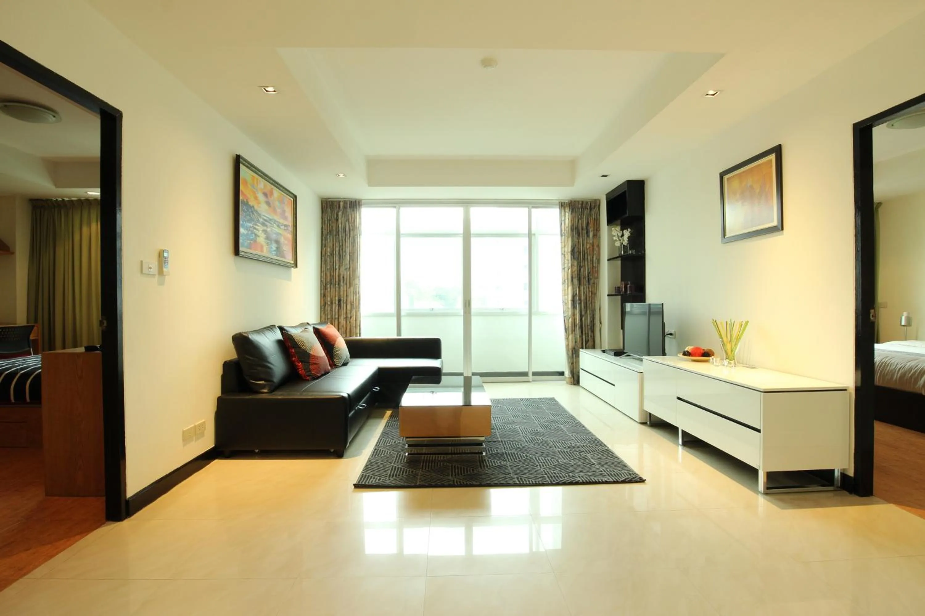 Living room in Serena Sathorn Suites
