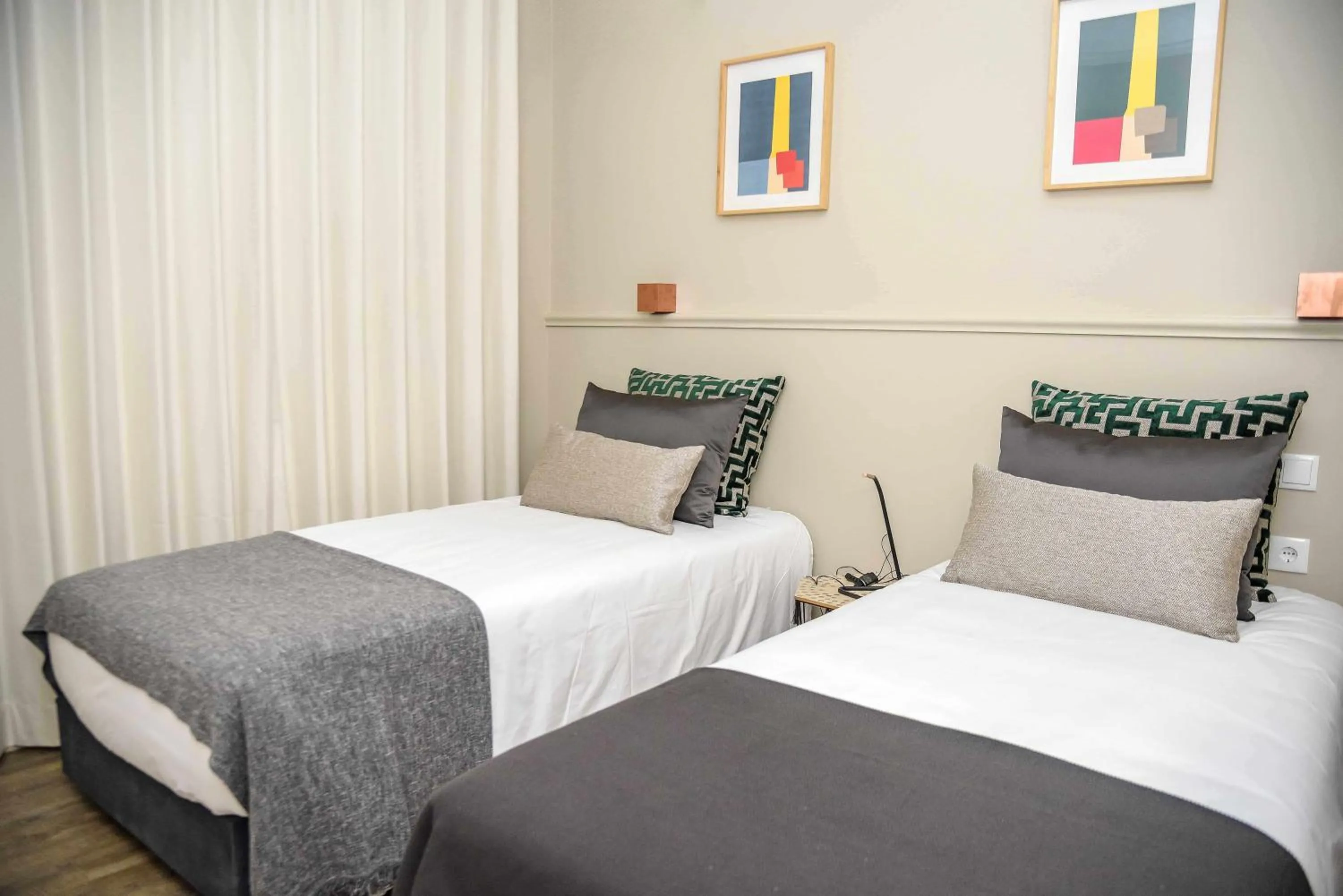 Bed in Hotel Singular Porto Aeroporto