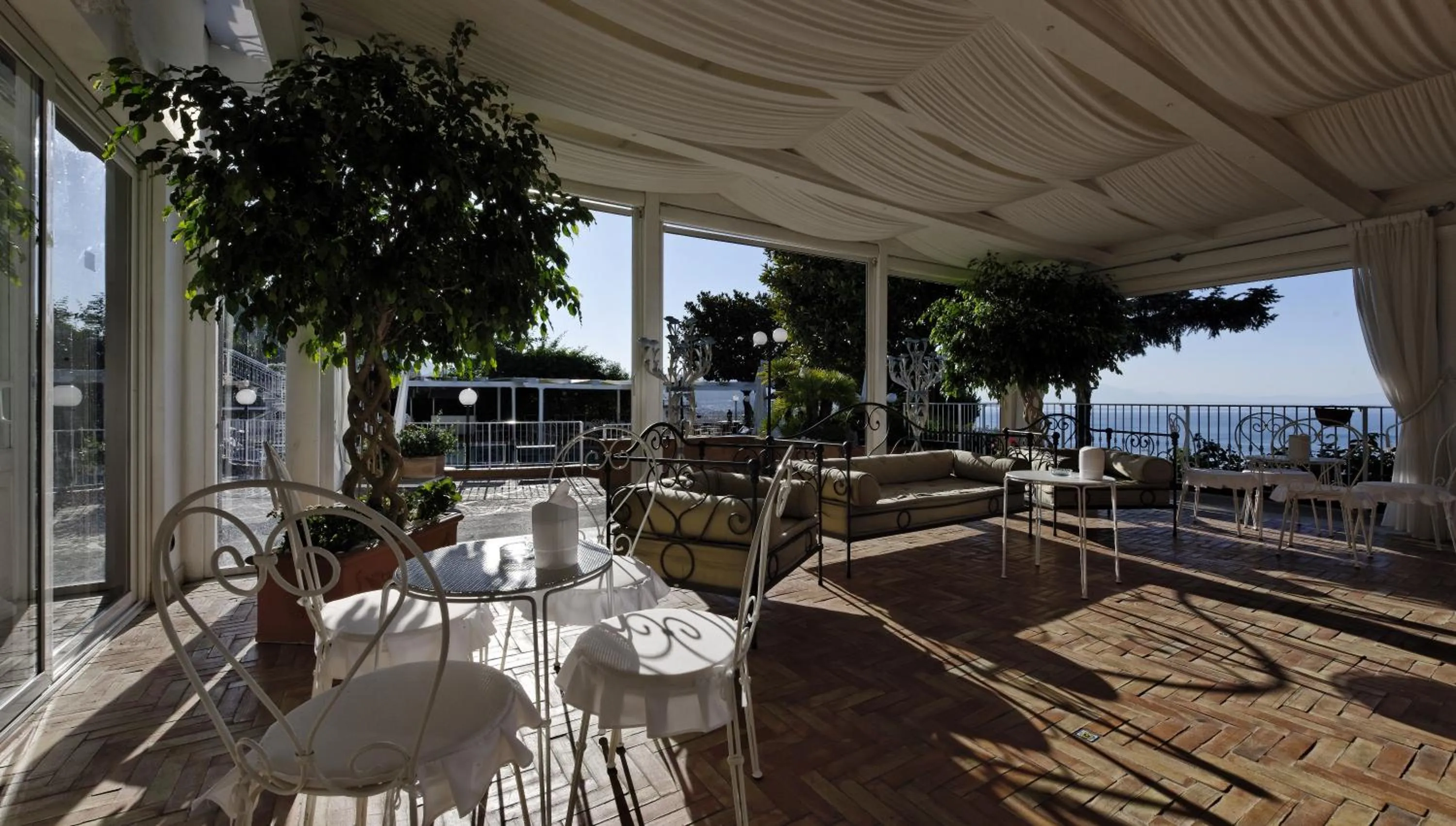 Balcony/Terrace in Villa Poseidon -Boutique Hotel-