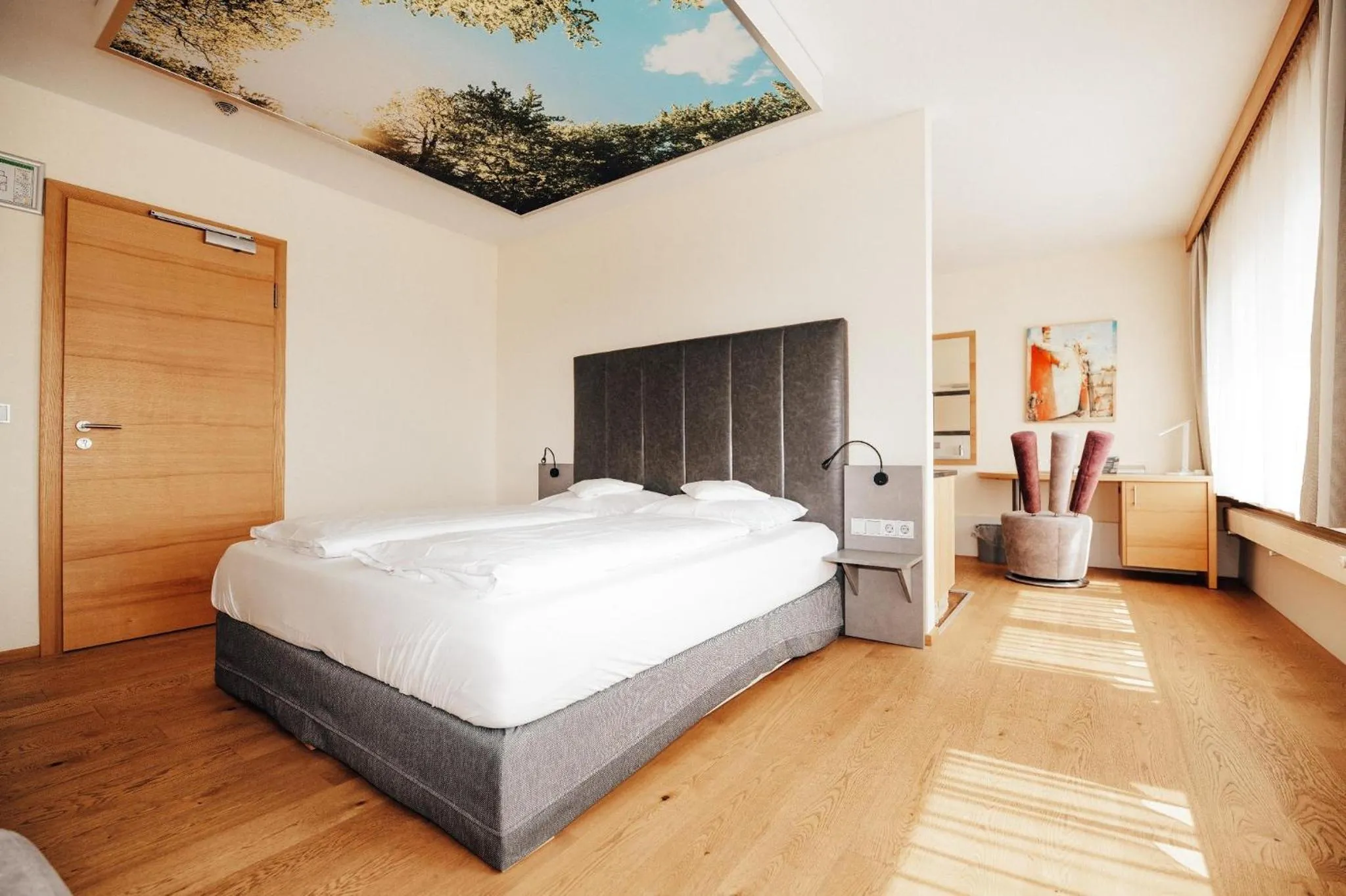 Bed in Thula Wellnesshotel Bayerischer Wald