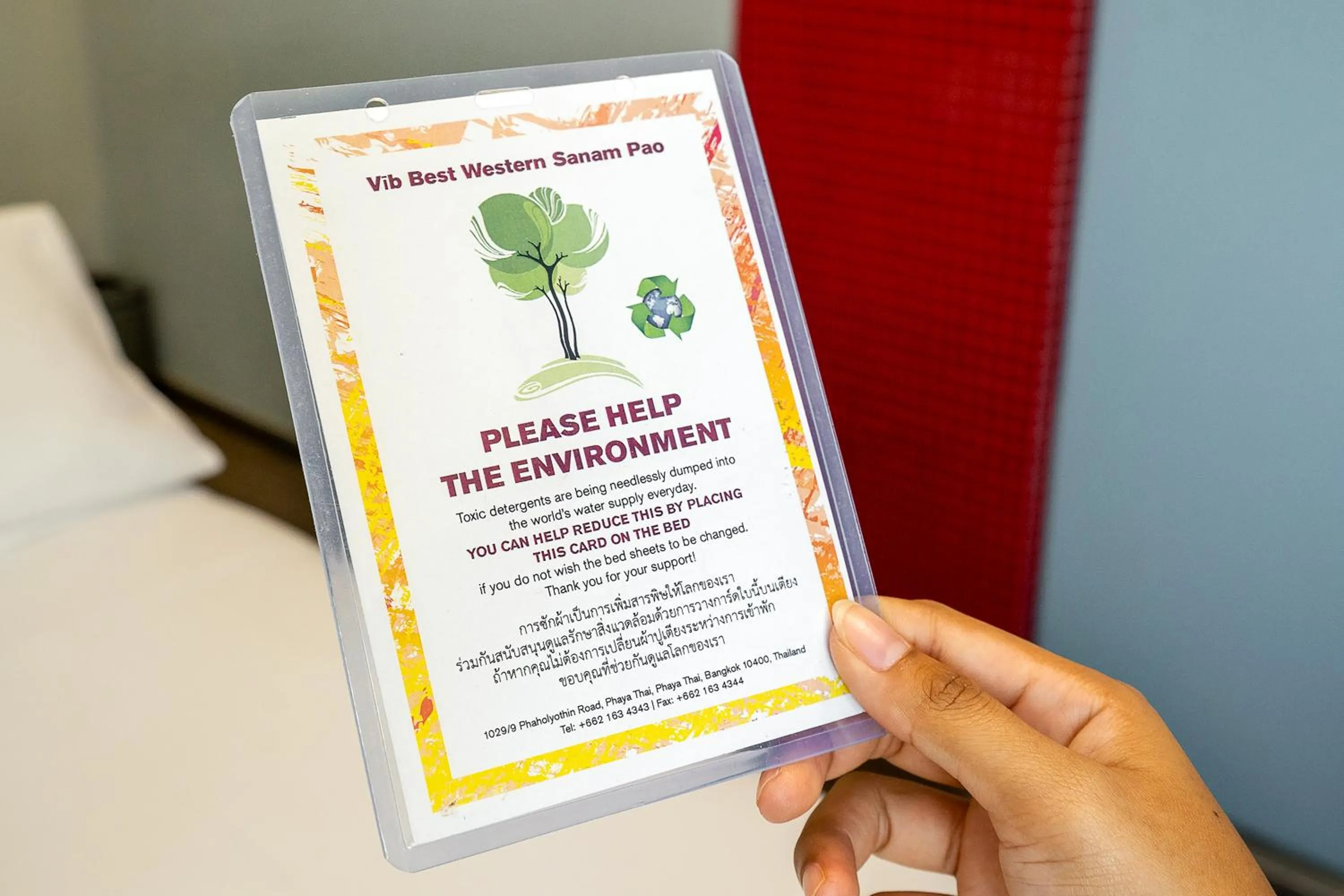 Logo/Certificate/Sign in Vib Best Western Sanam Pao