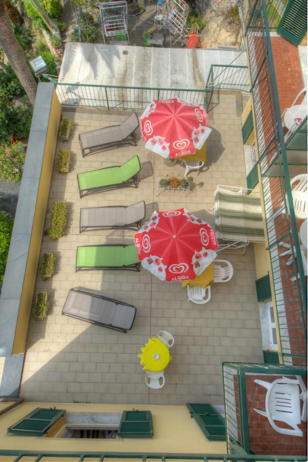 Balcony/Terrace in Hotel Deutsche Familien