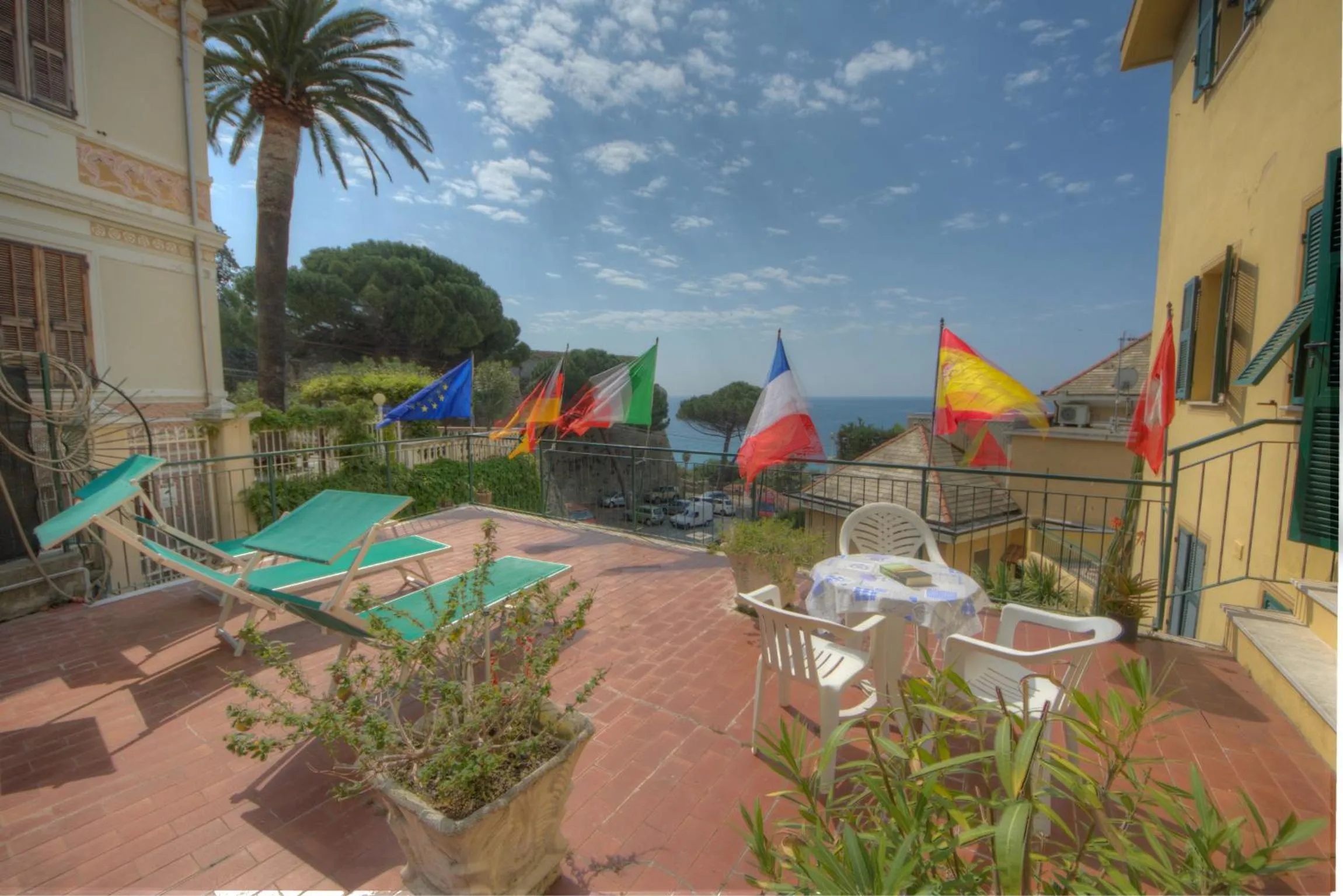 Balcony/Terrace in Hotel Deutsche Familien