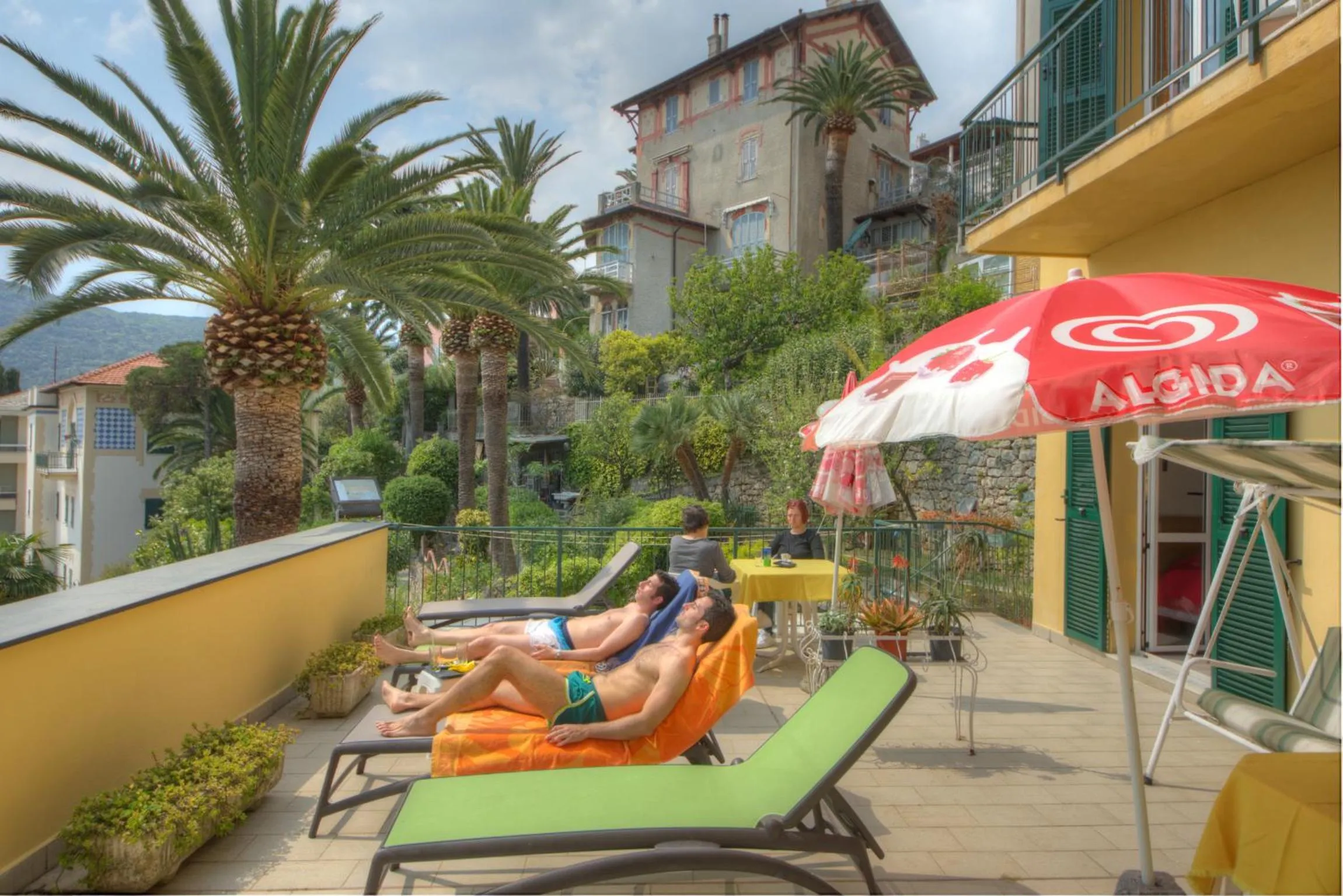 Balcony/Terrace in Hotel Deutsche Familien