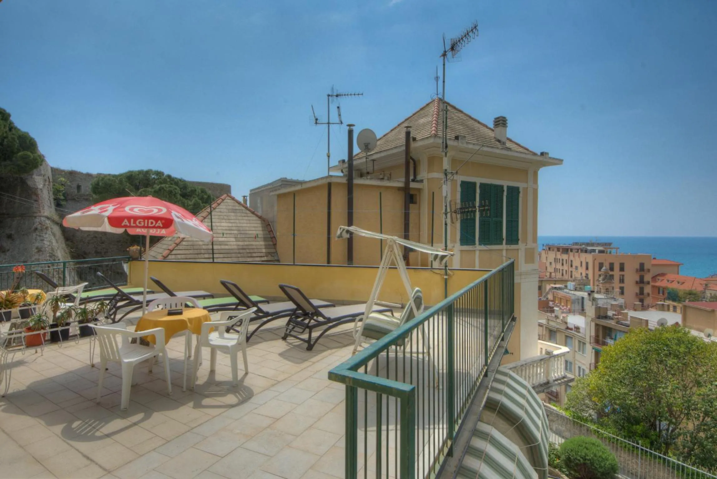 Balcony/Terrace in Hotel Deutsche Familien