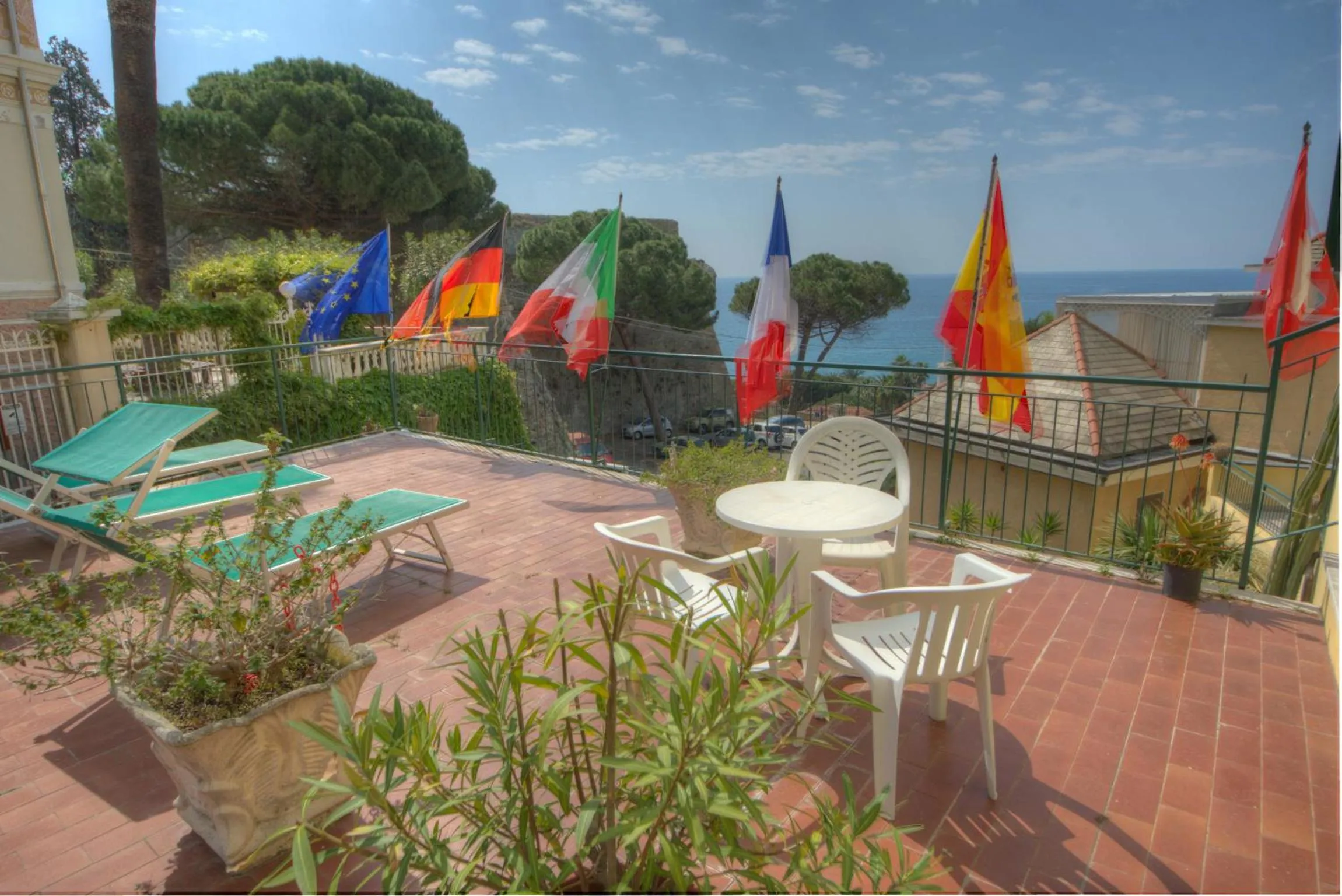 Balcony/Terrace in Hotel Deutsche Familien