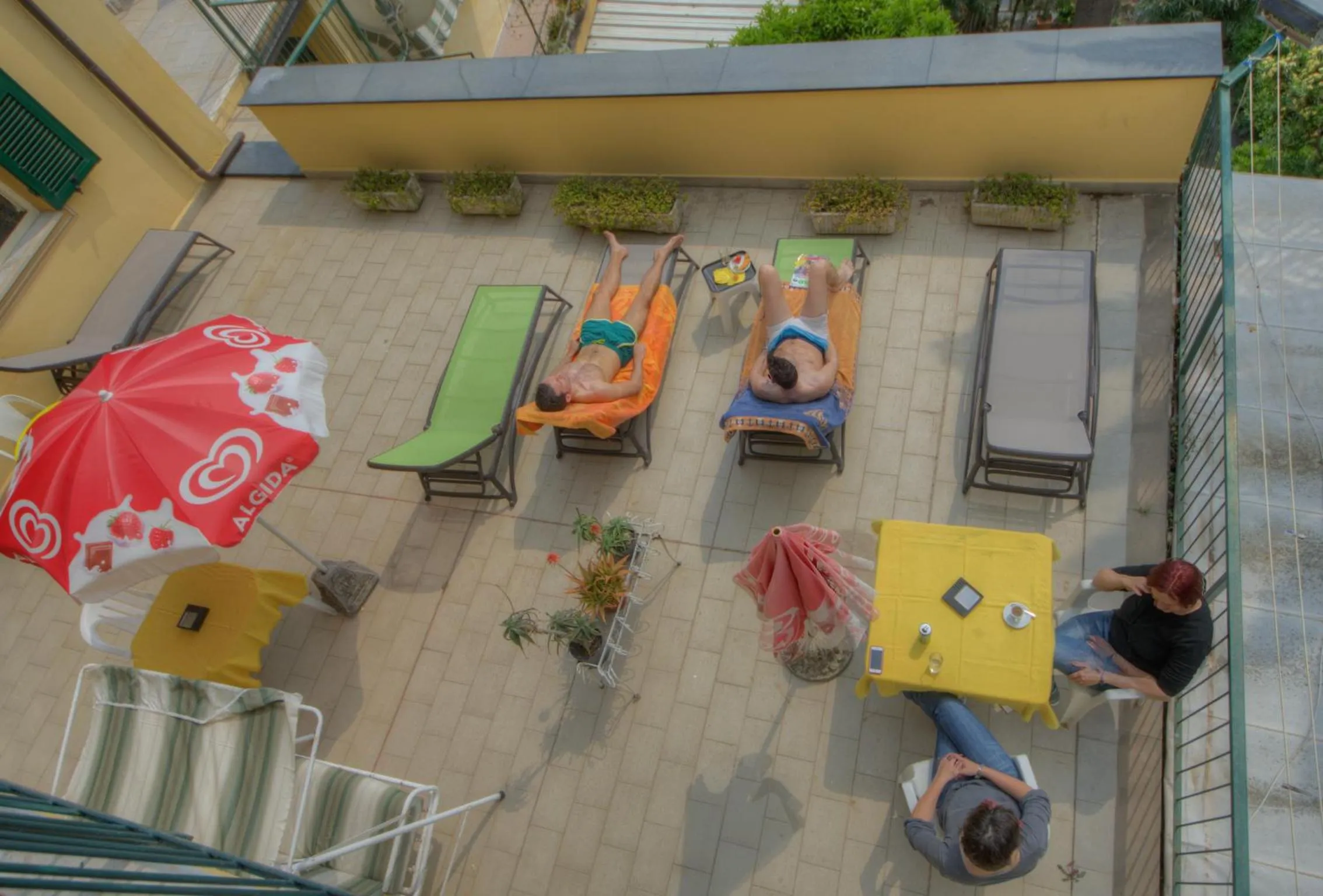 Balcony/Terrace in Hotel Deutsche Familien