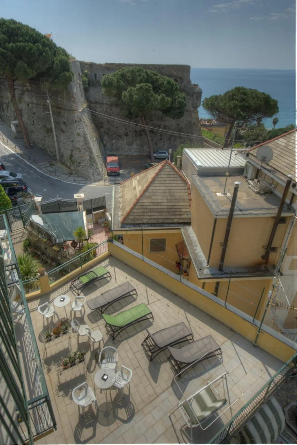 Bird's eye view in Hotel Deutsche Familien