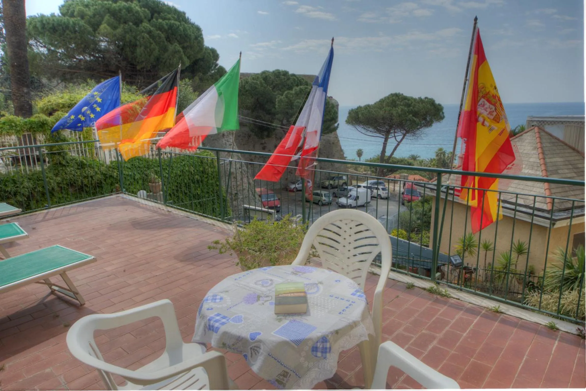 Balcony/Terrace in Hotel Deutsche Familien