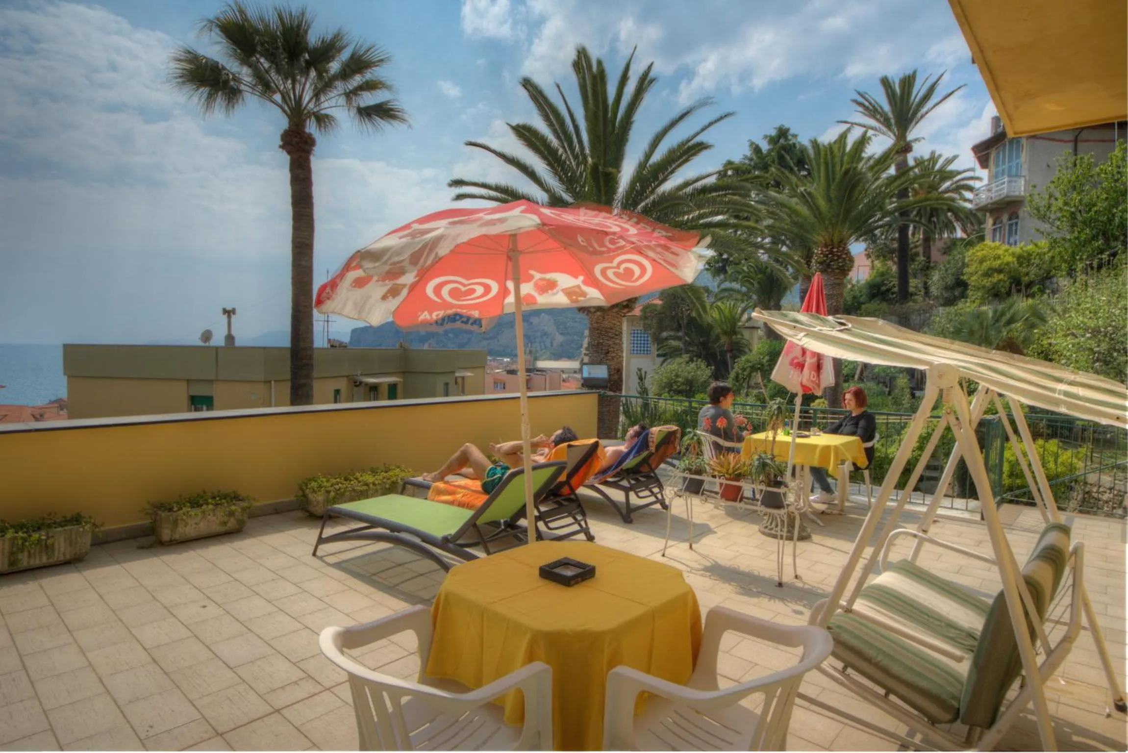 Balcony/Terrace in Hotel Deutsche Familien
