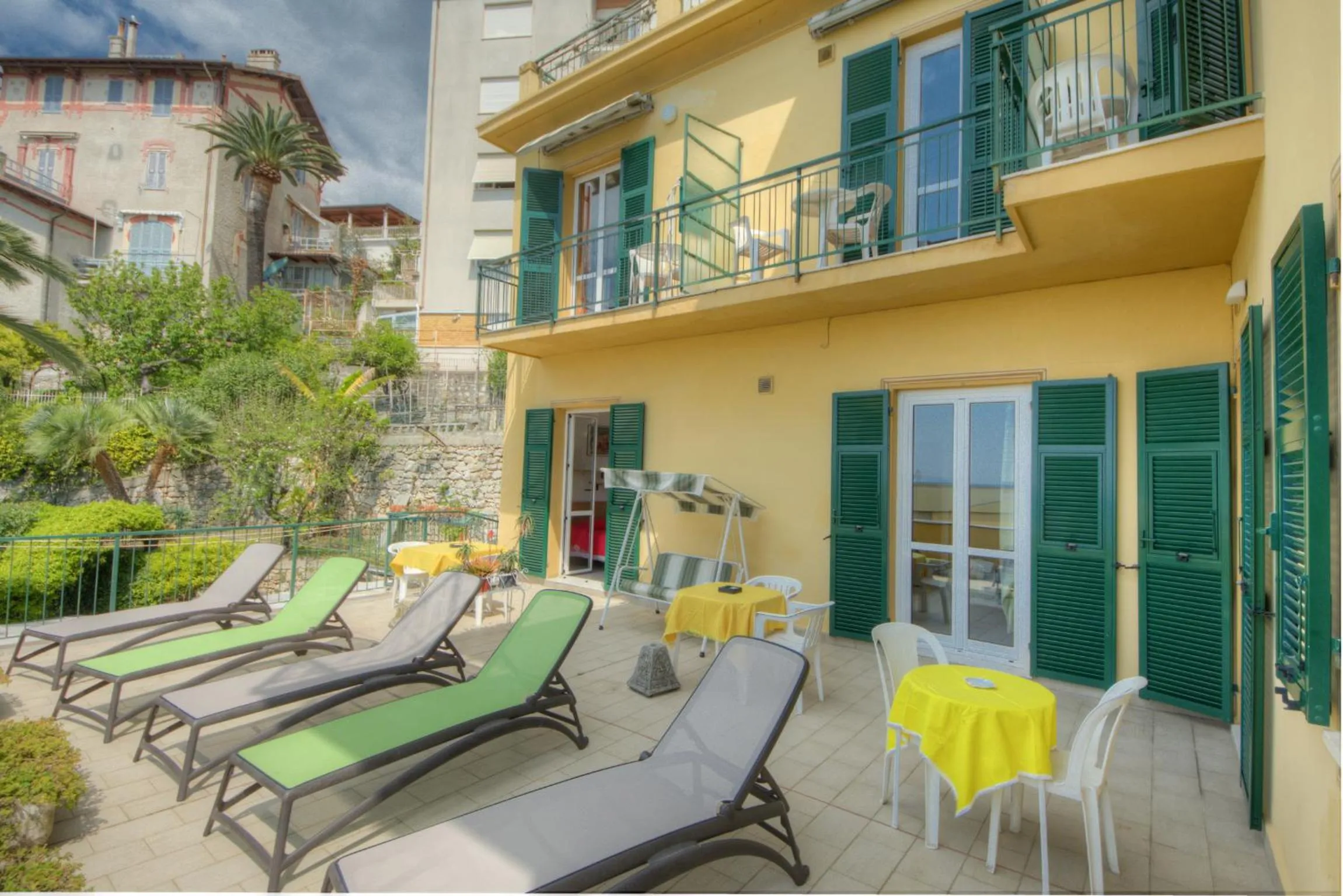 Patio in Hotel Deutsche Familien