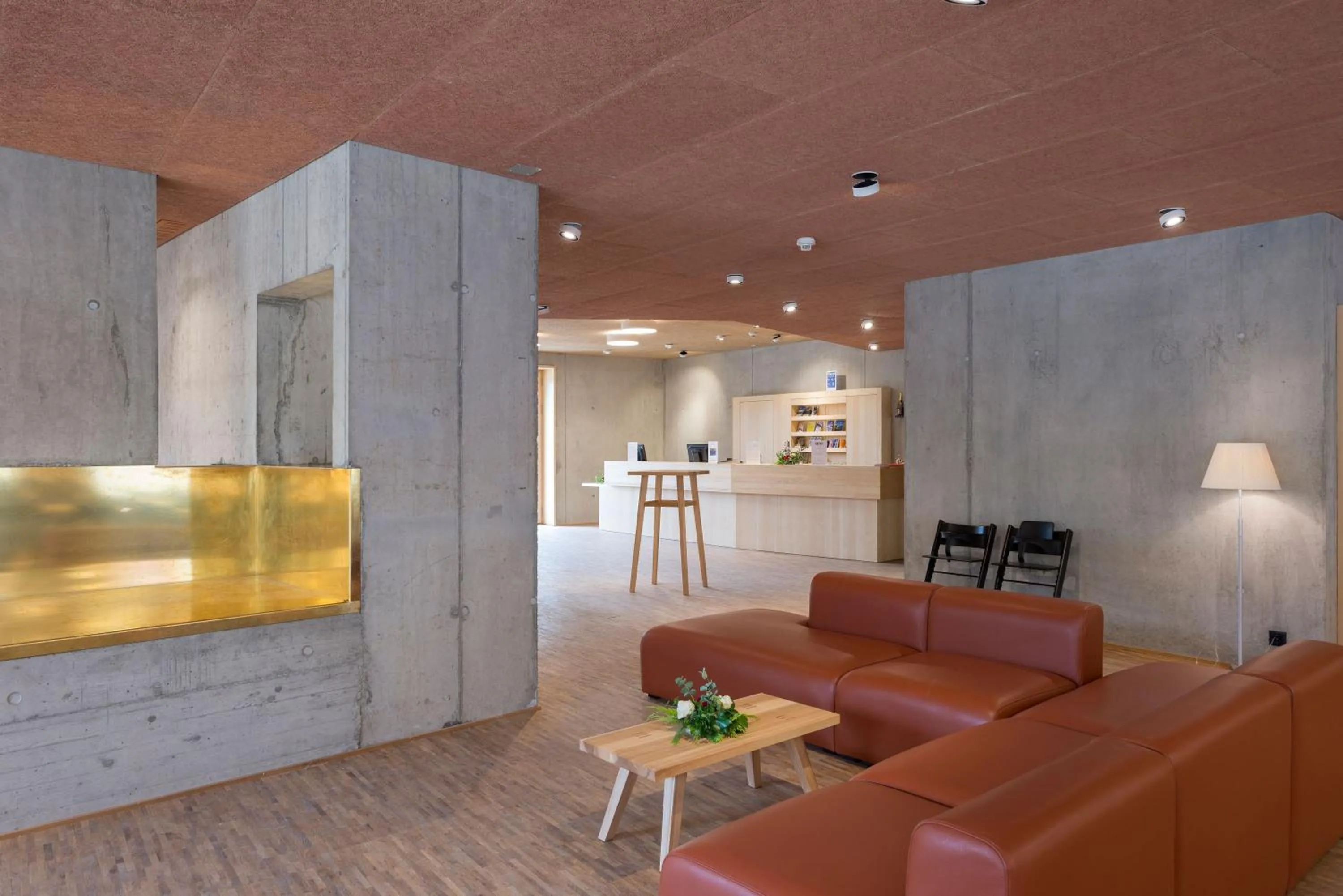 Lobby or reception in Saanen Gstaad Youth Hostel