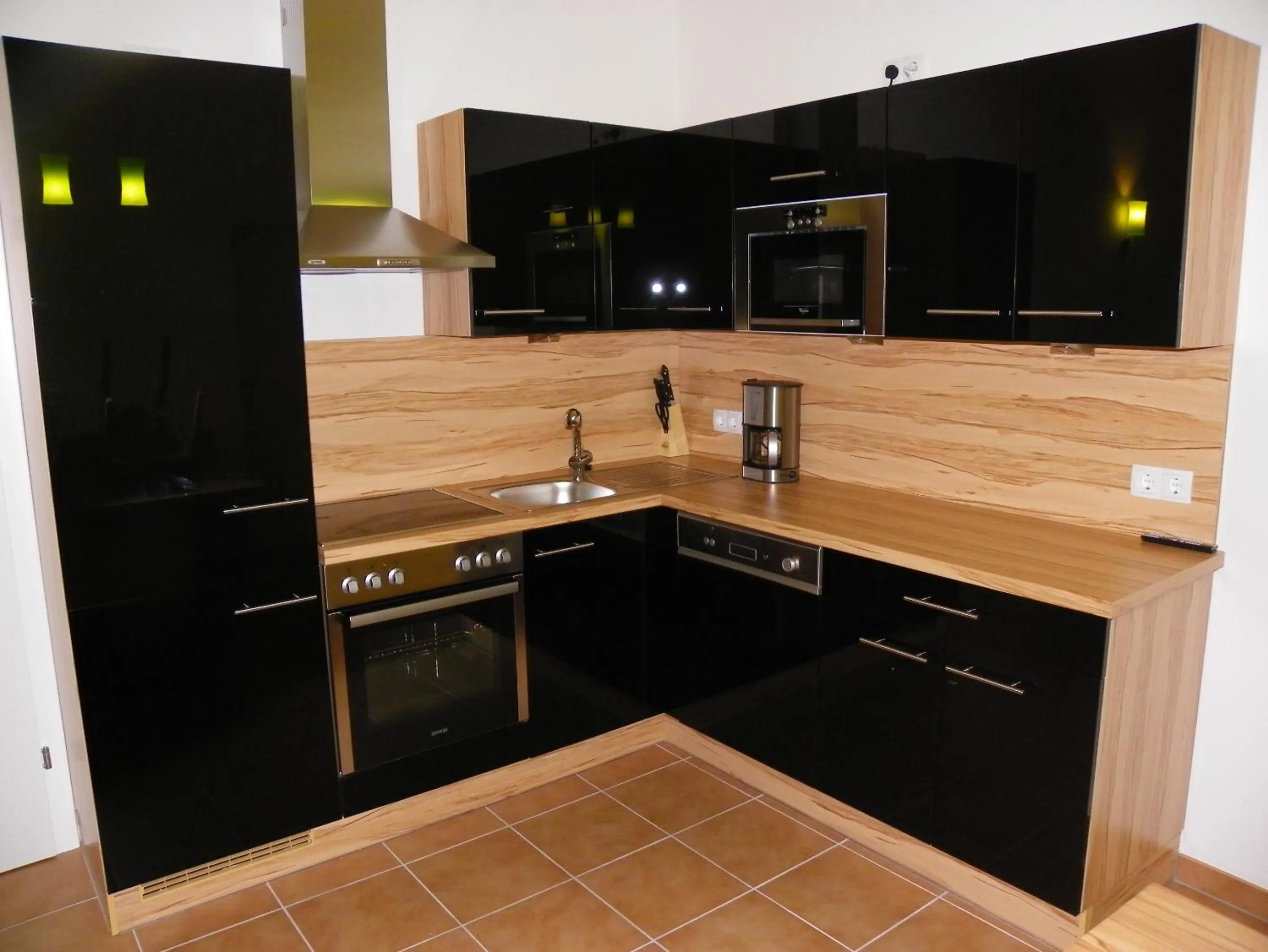 Kitchen or kitchenette in Ferienwohnung Ski-Hans