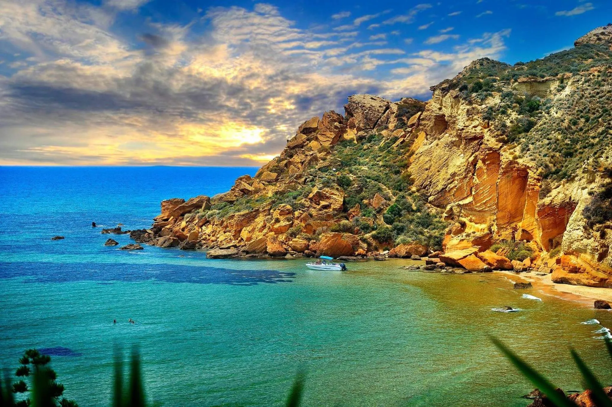 Beach in B&B La Torre