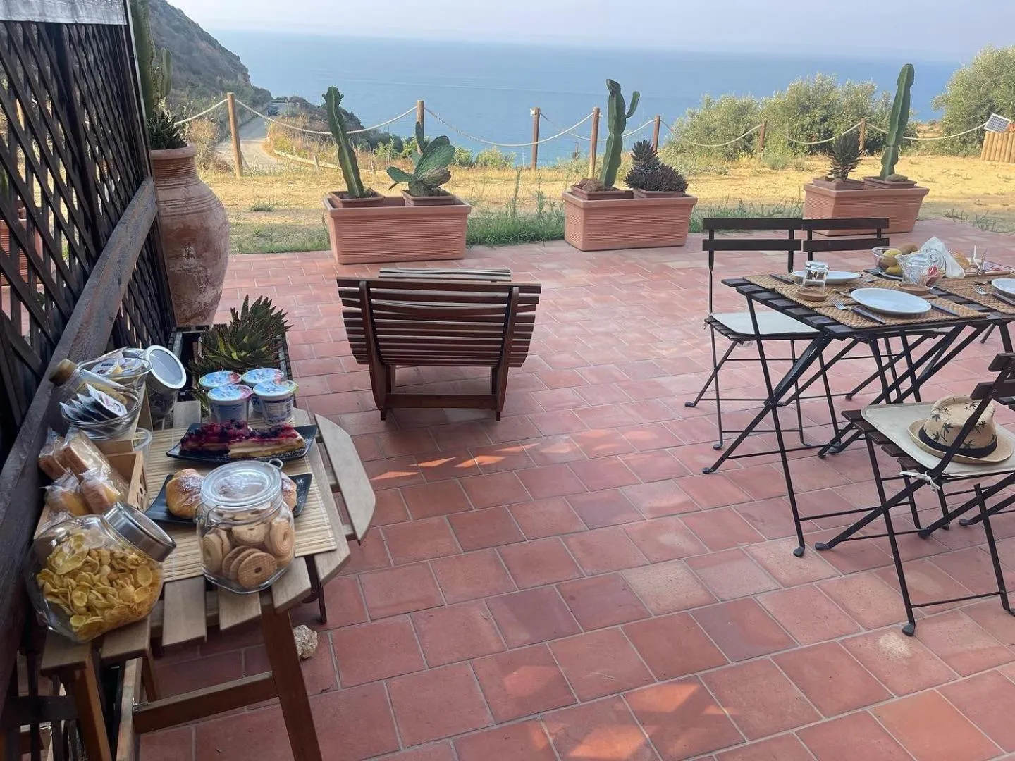 Patio in B&B La Torre