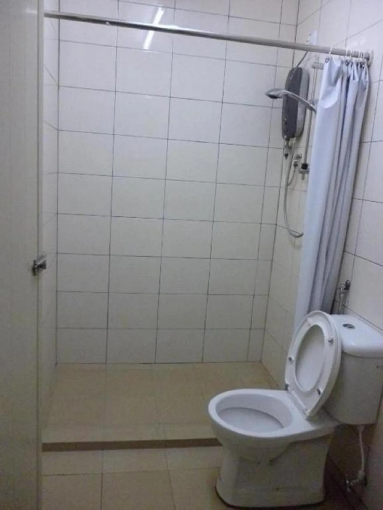 Shower in Abby by the river