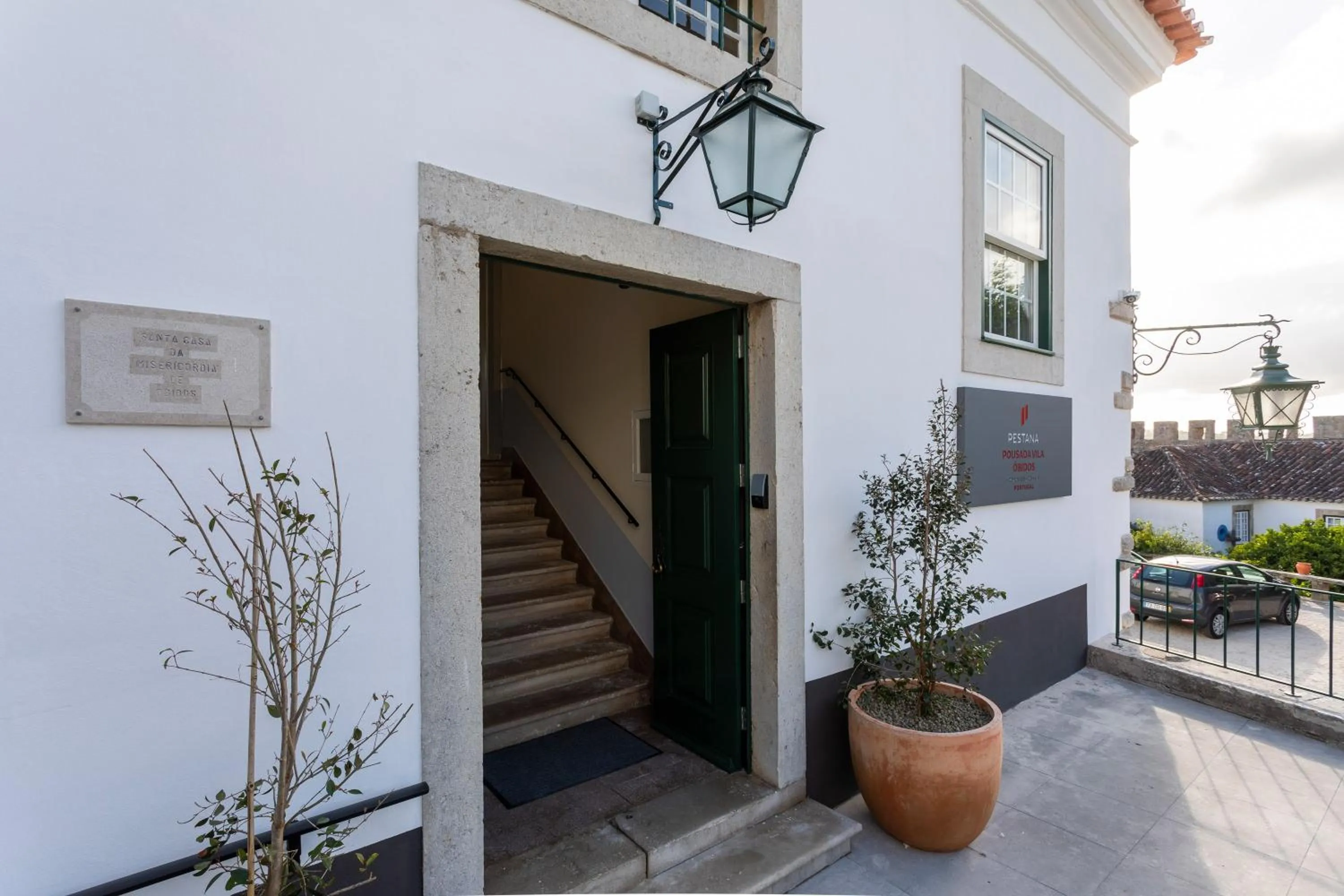 Facade/entrance in Pousada Vila Óbidos