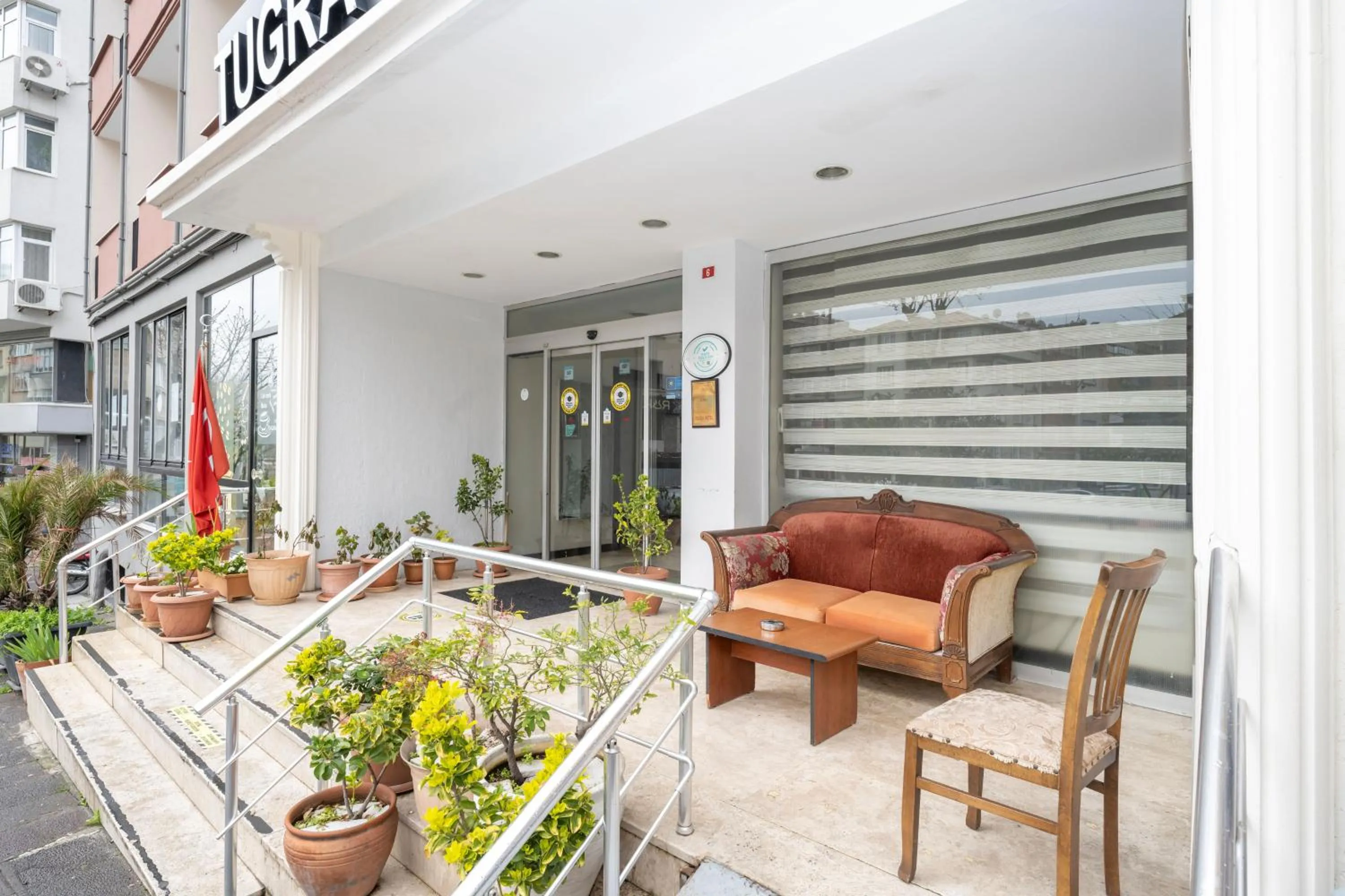 Facade/entrance in Tugra Hotel