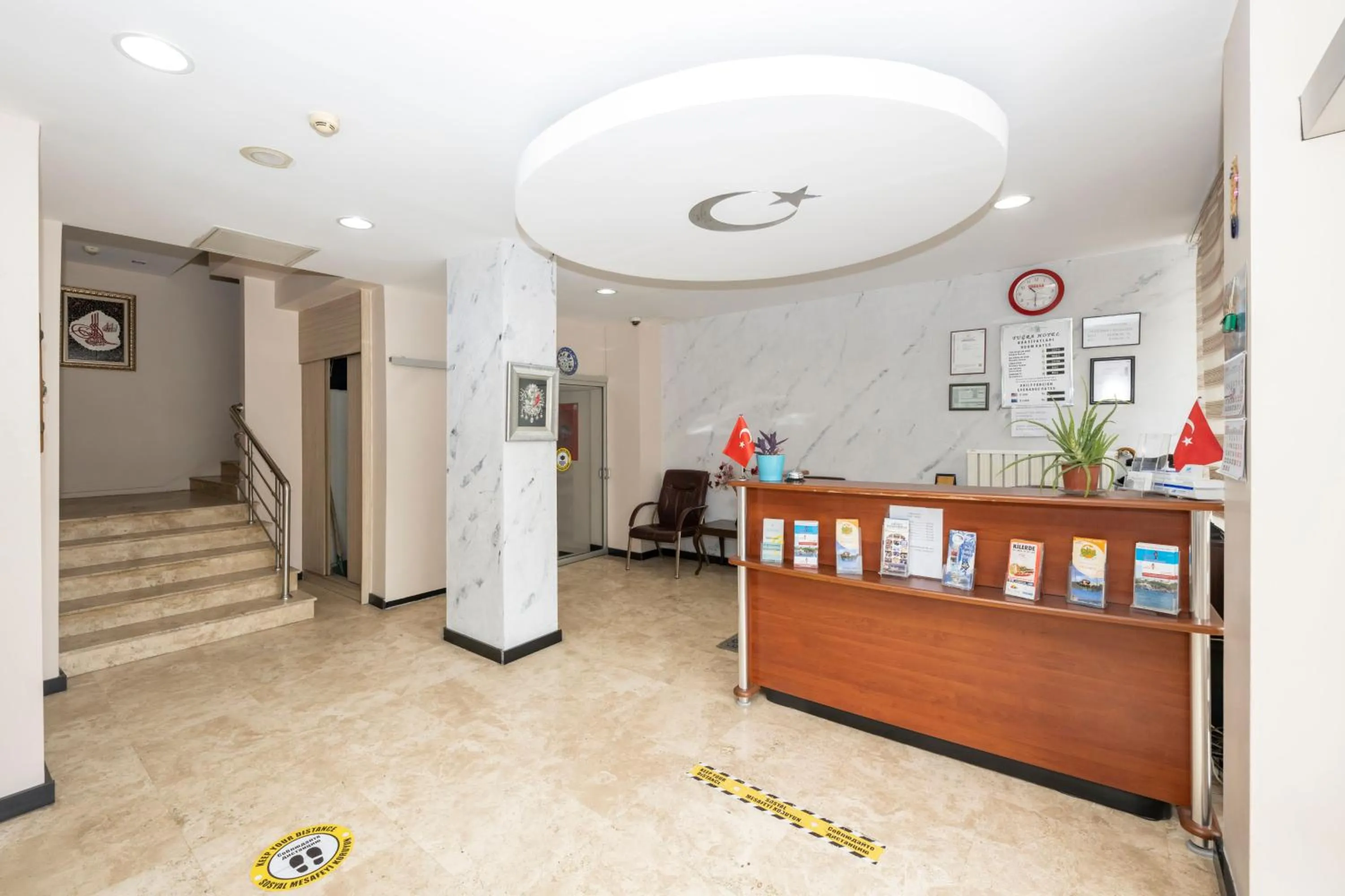 Lobby or reception in Tugra Hotel