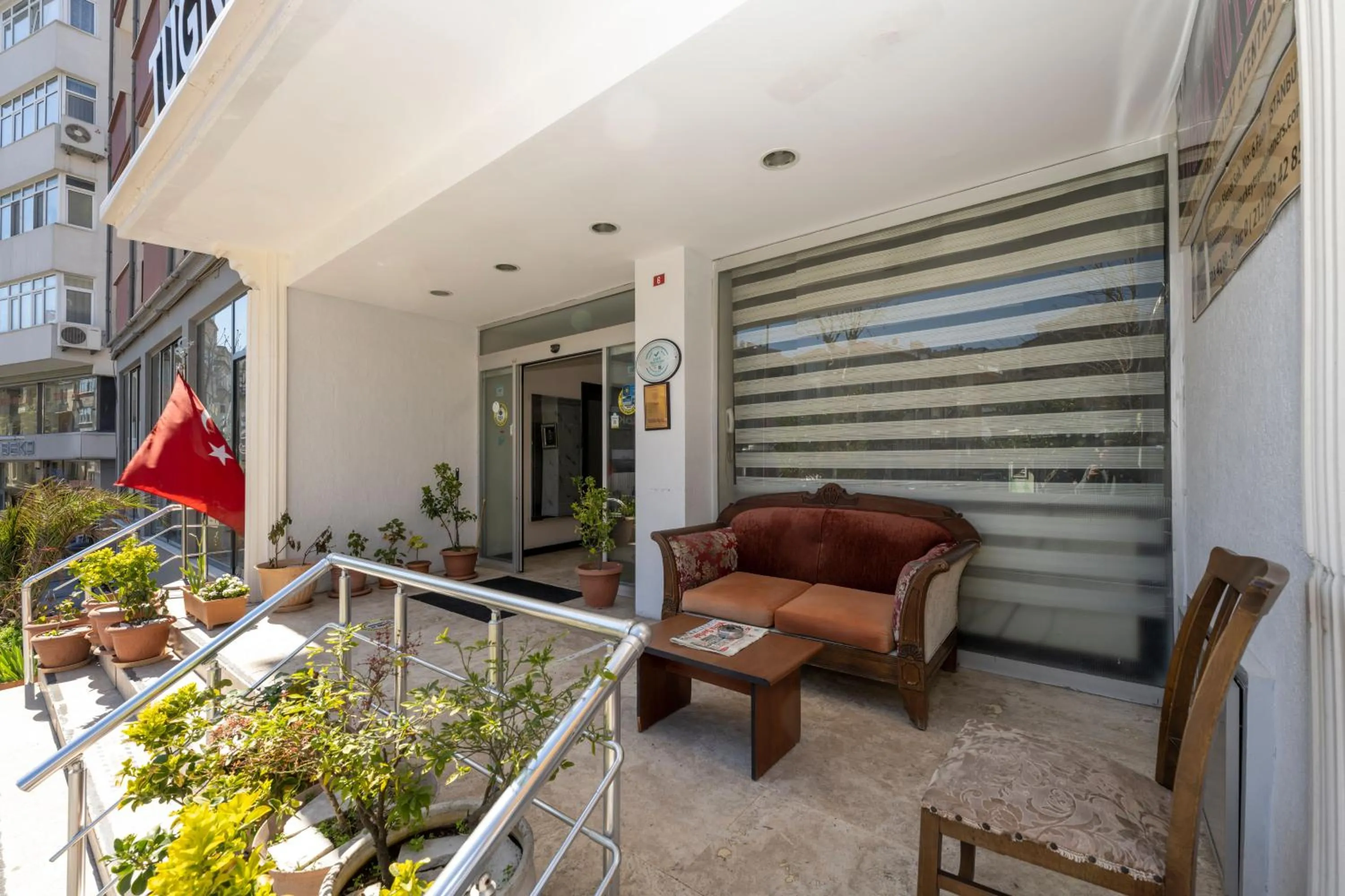 Facade/entrance in Tugra Hotel