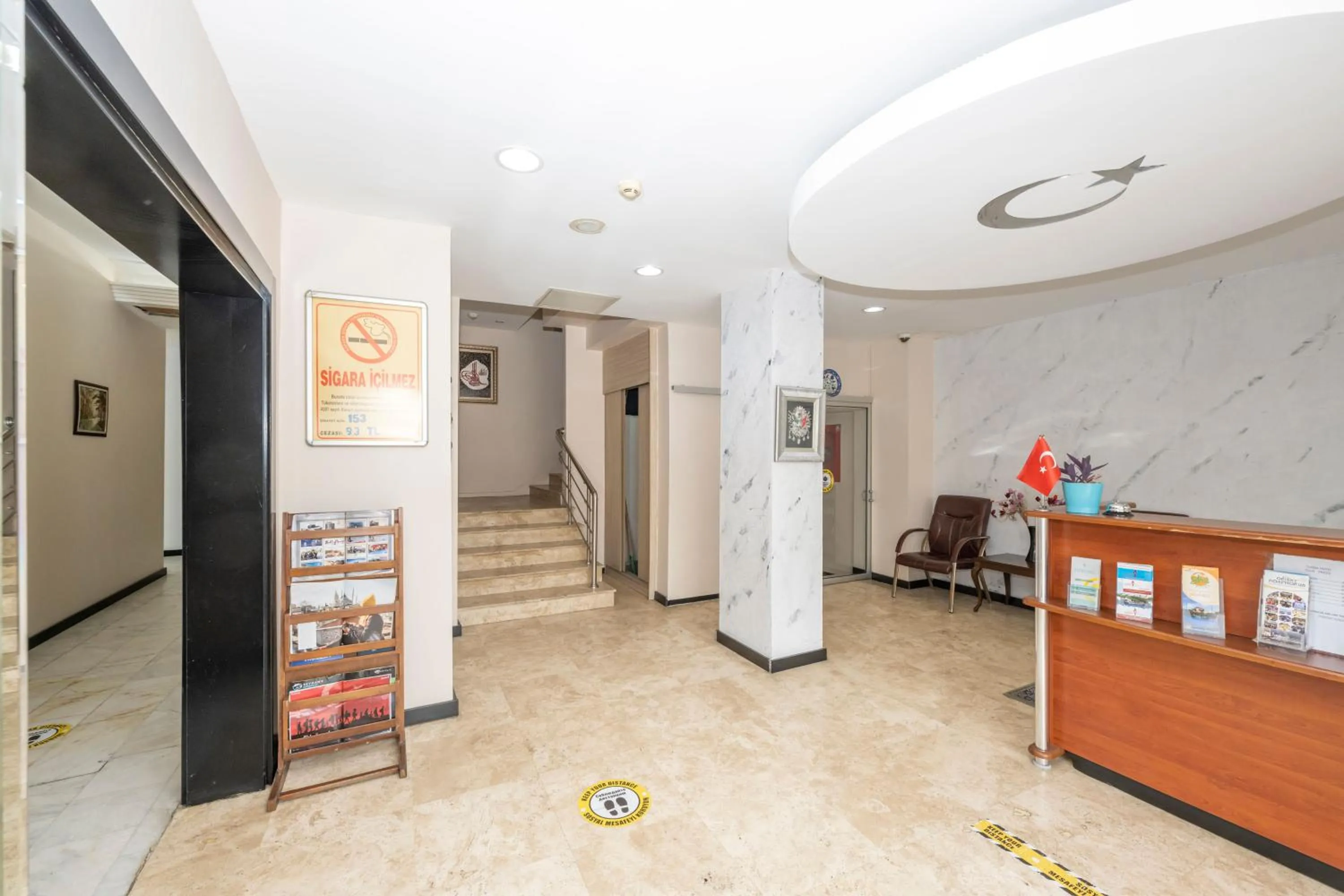 Lobby or reception in Tugra Hotel