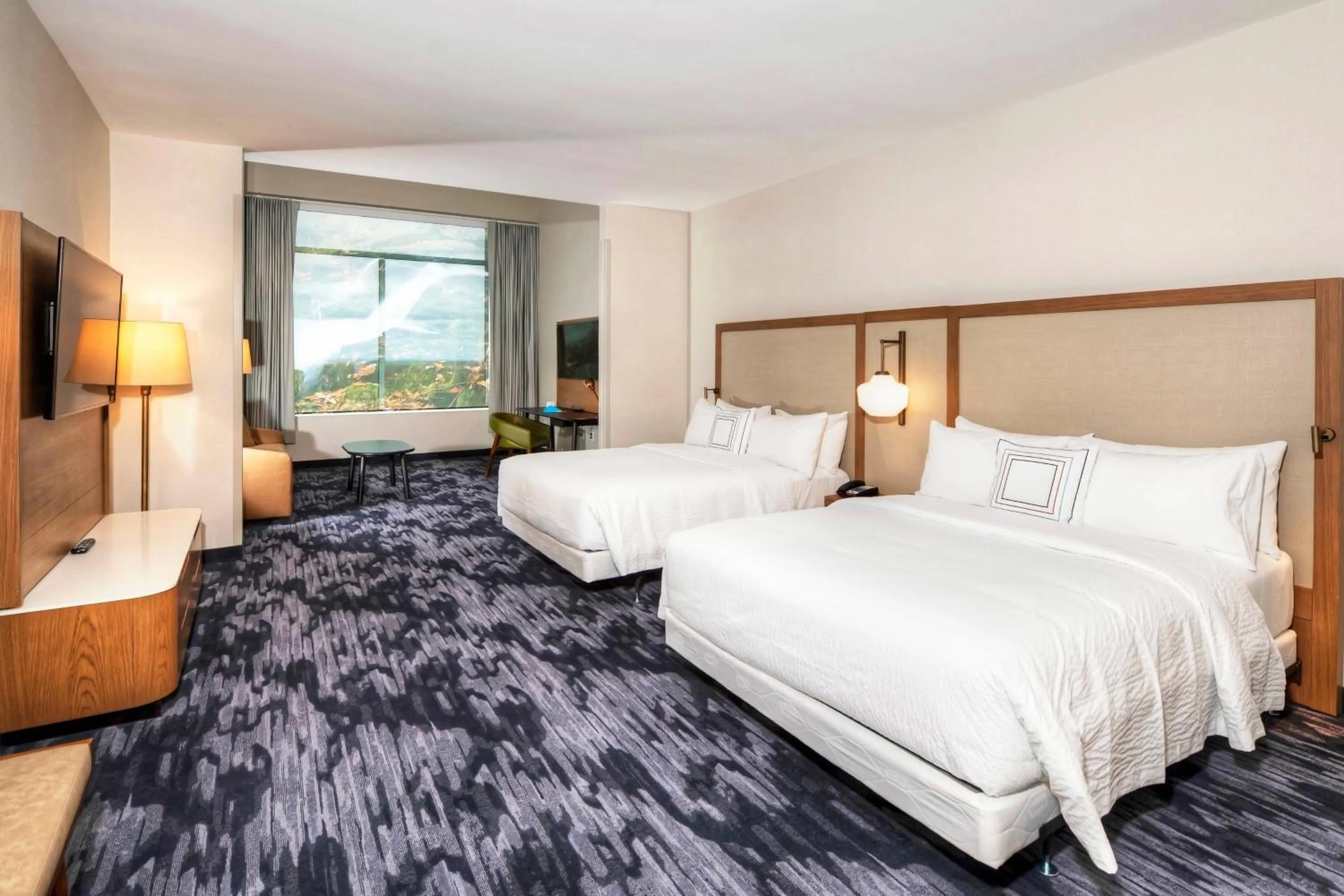 Photo of the whole room, Bed in Fairfield Inn & Suites by Marriott Ottawa Airport