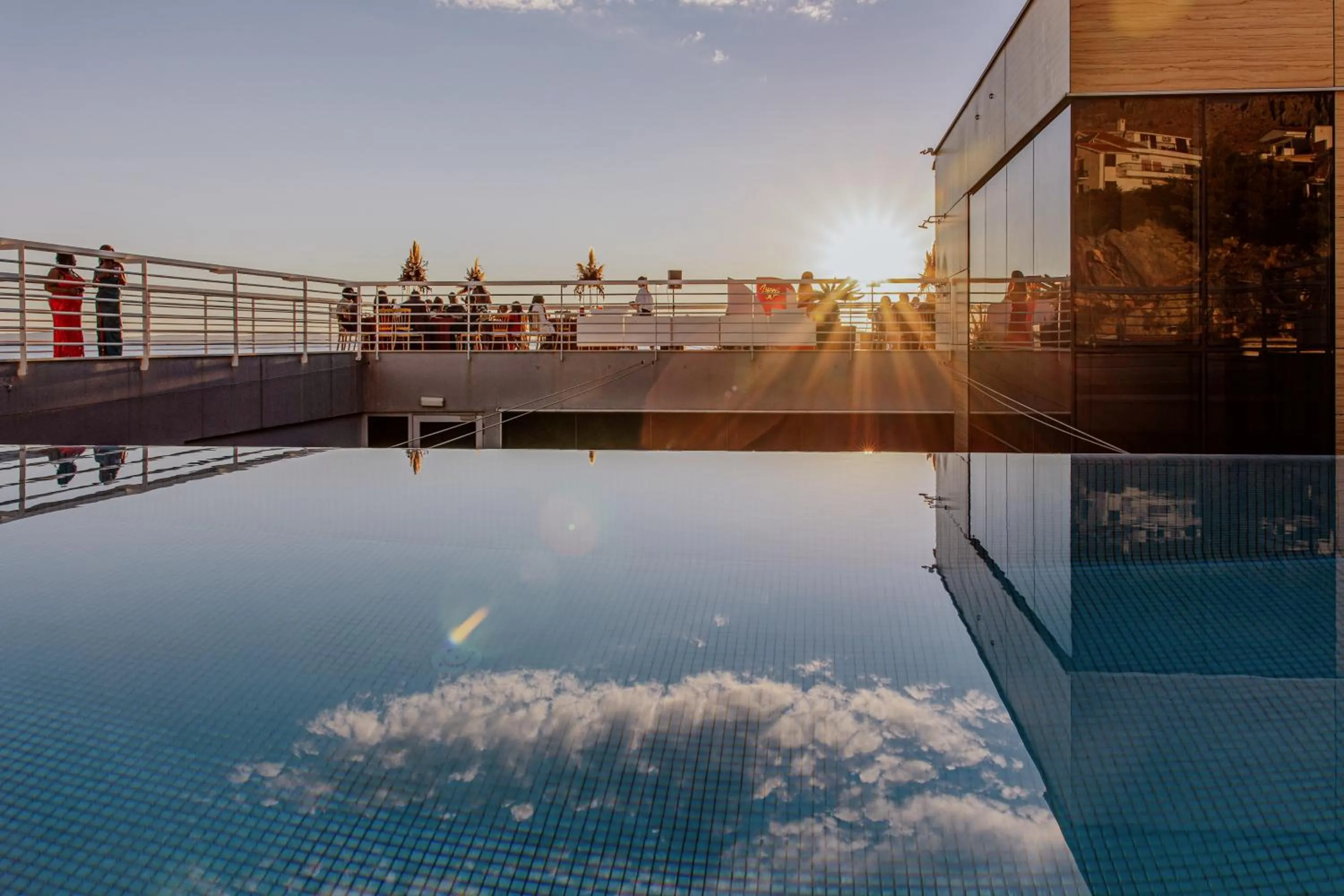 Pool view in Hotel Split