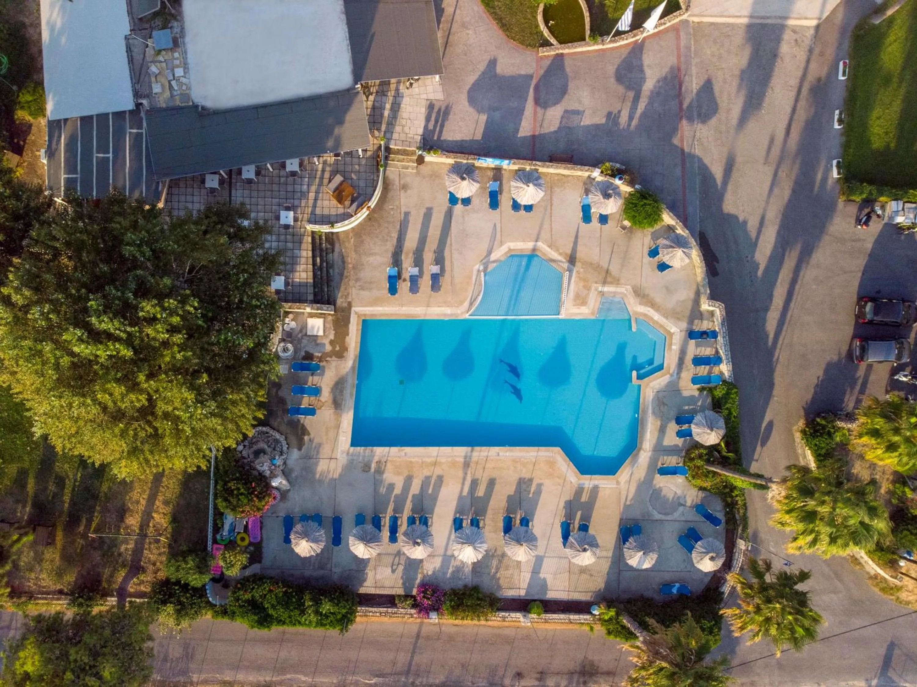 Garden view in Gelli Apartments