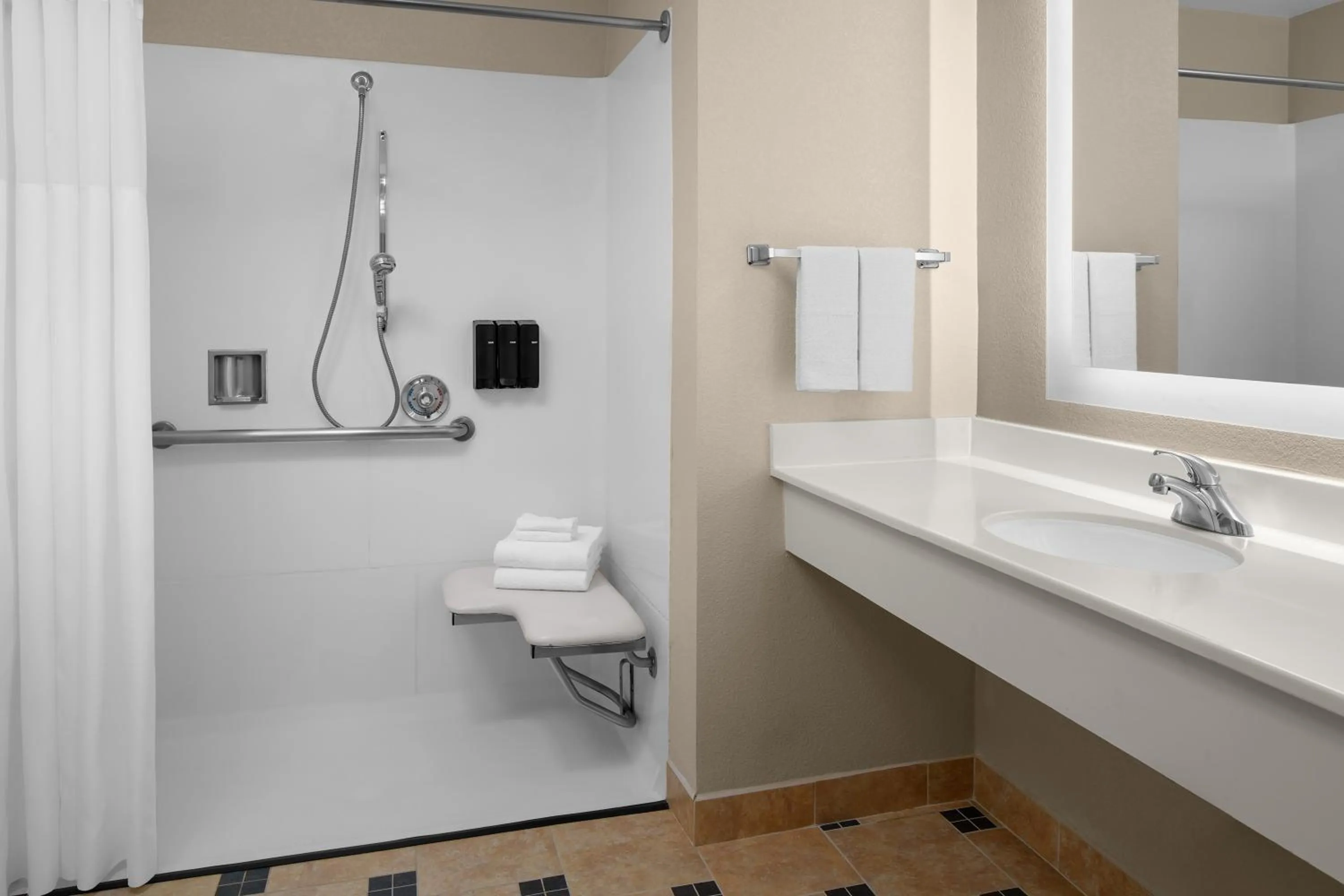 Bathroom in Larkspur Landing Extended Stay Suites Renton