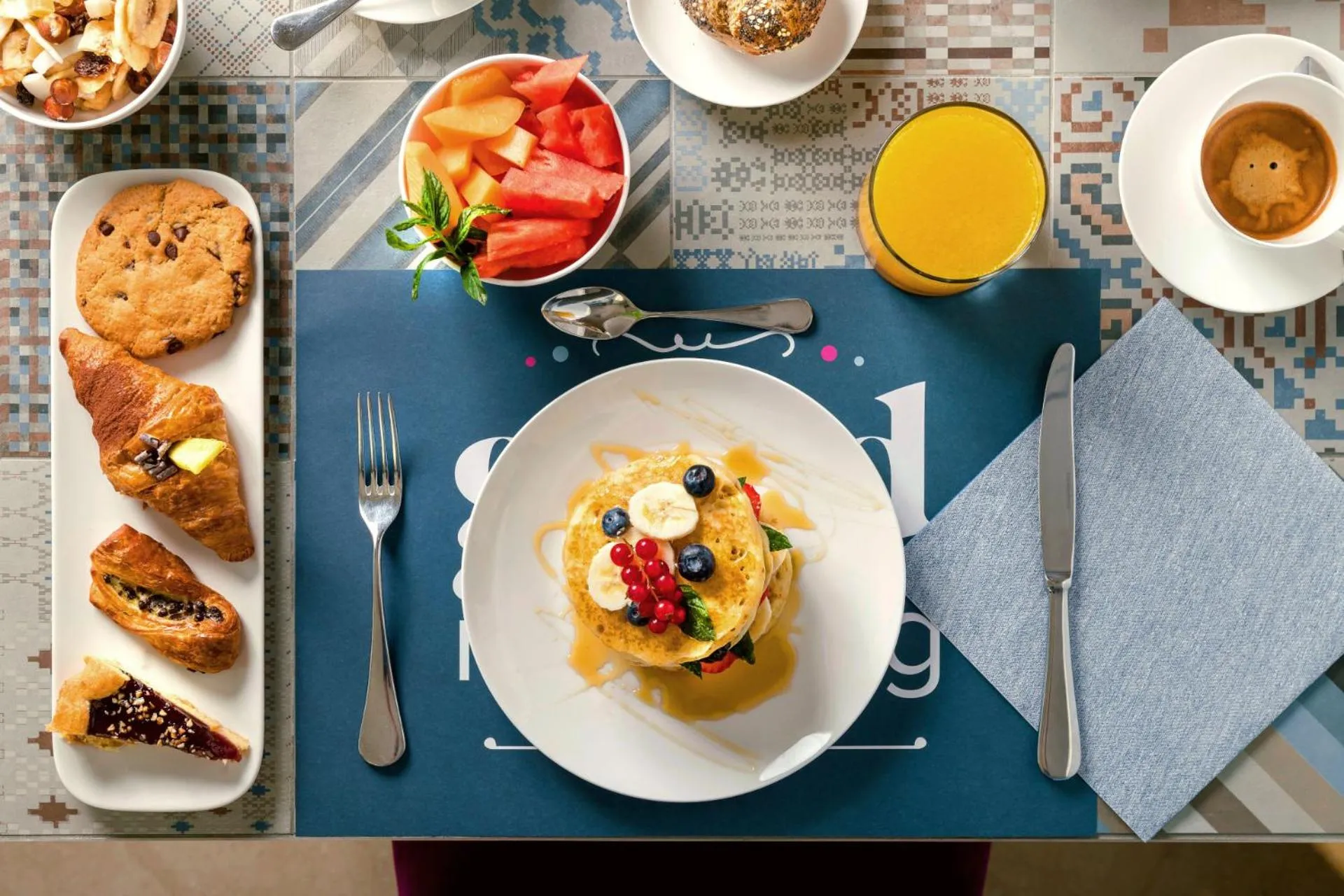 Breakfast in You & Me Beach Hotel