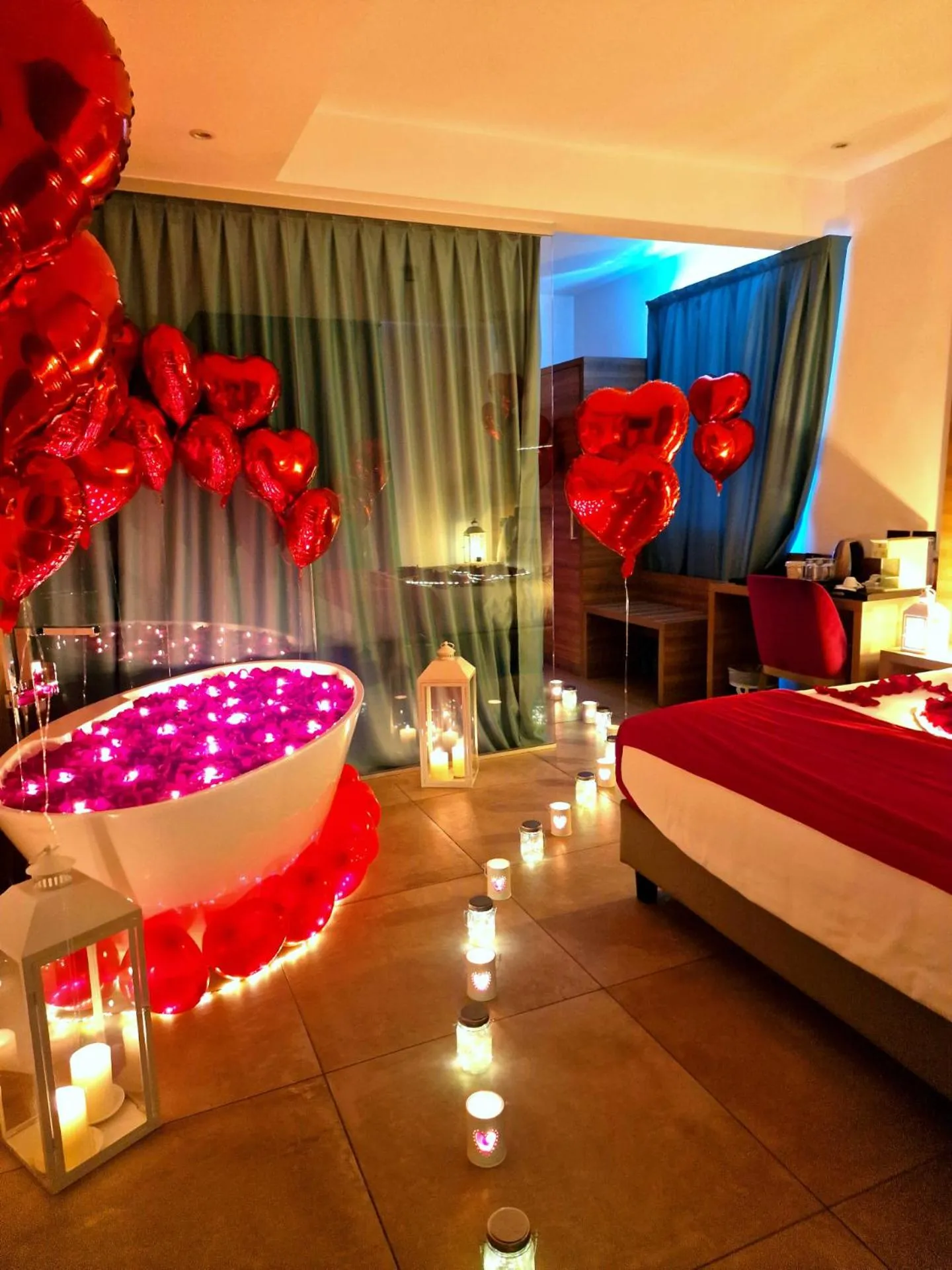 Photo of the whole room, Bed in You & Me Beach Hotel