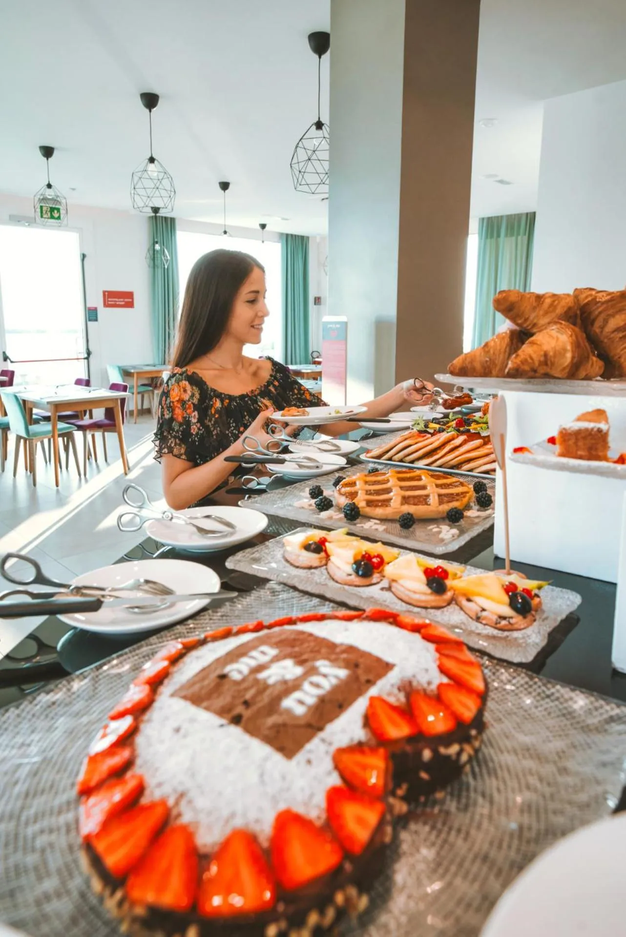 Breakfast in You & Me Beach Hotel