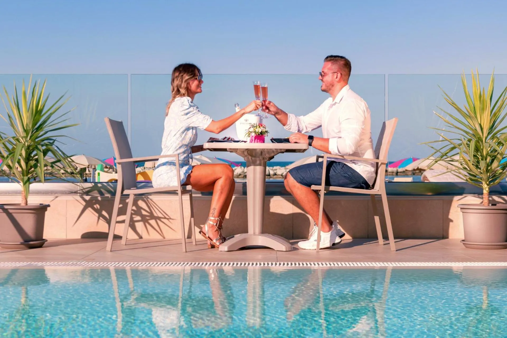 Food and drinks in You & Me Beach Hotel