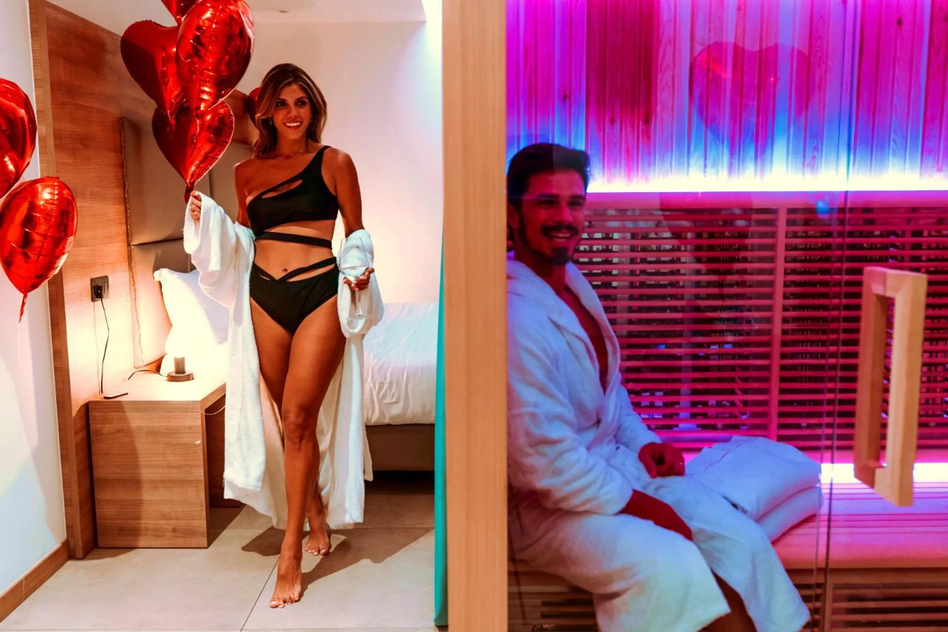 Sauna in You & Me Beach Hotel