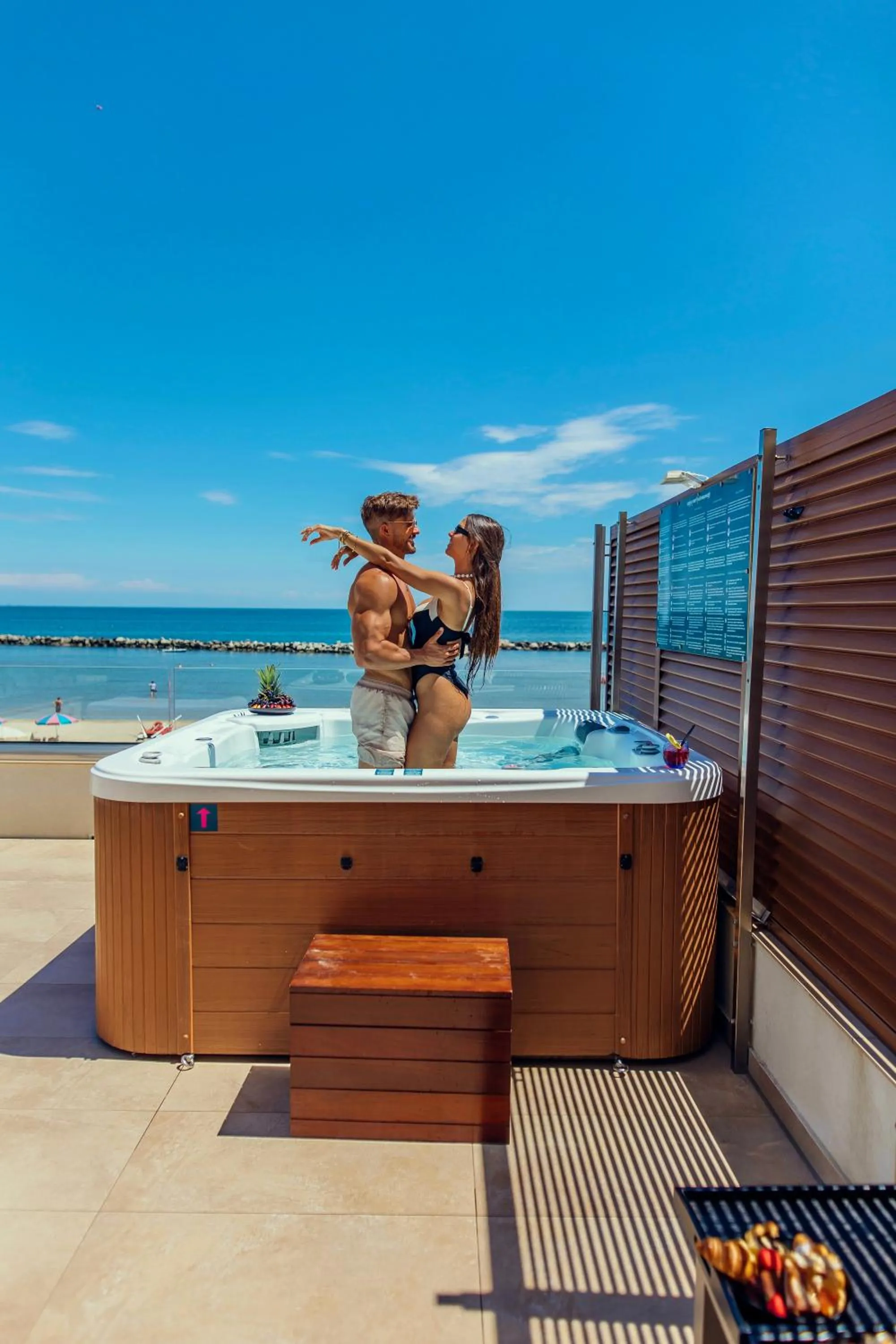Hot Tub in You & Me Beach Hotel