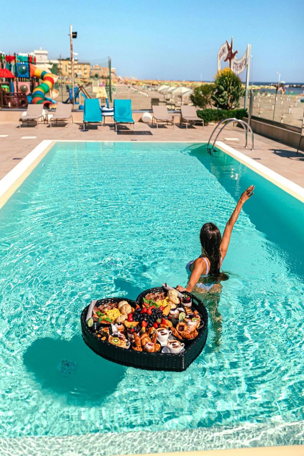 Food and drinks in You & Me Beach Hotel