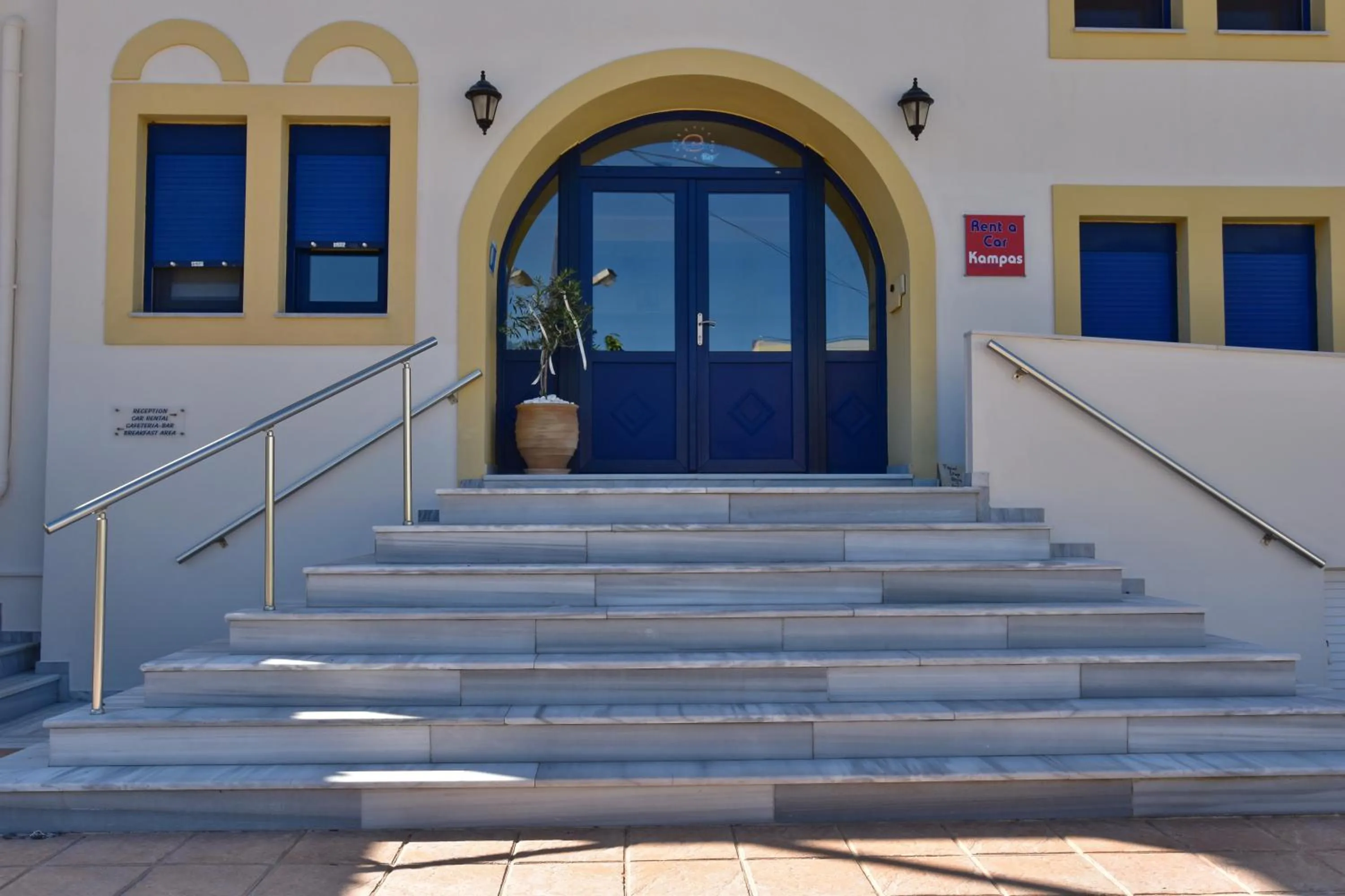 Facade/entrance in Emporios Bay Hotel Chios