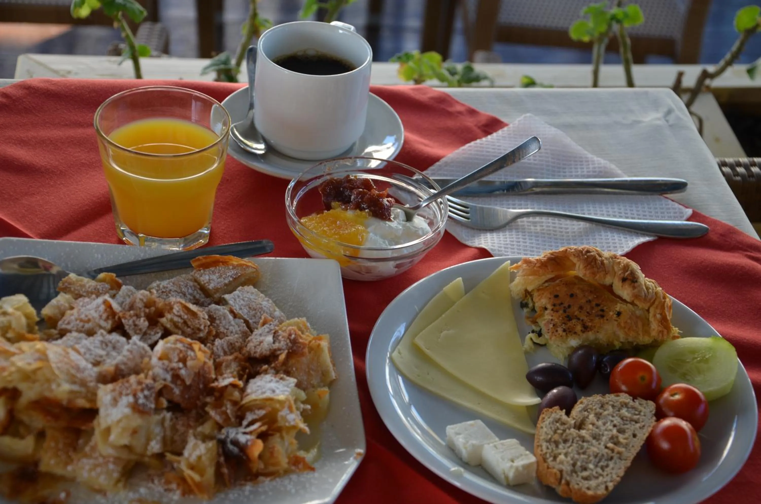 Breakfast in Emporios Bay Hotel Chios