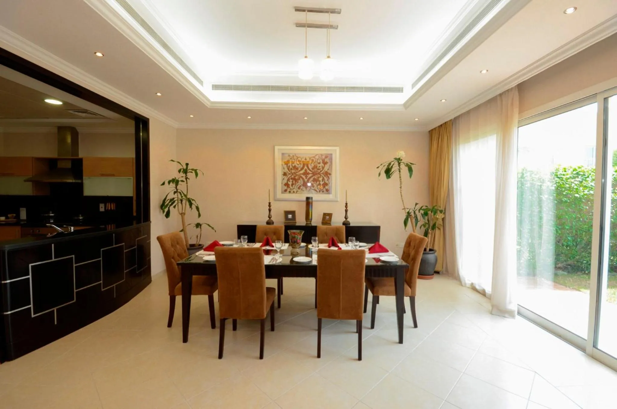 Dining area in Coral Boutique Villas