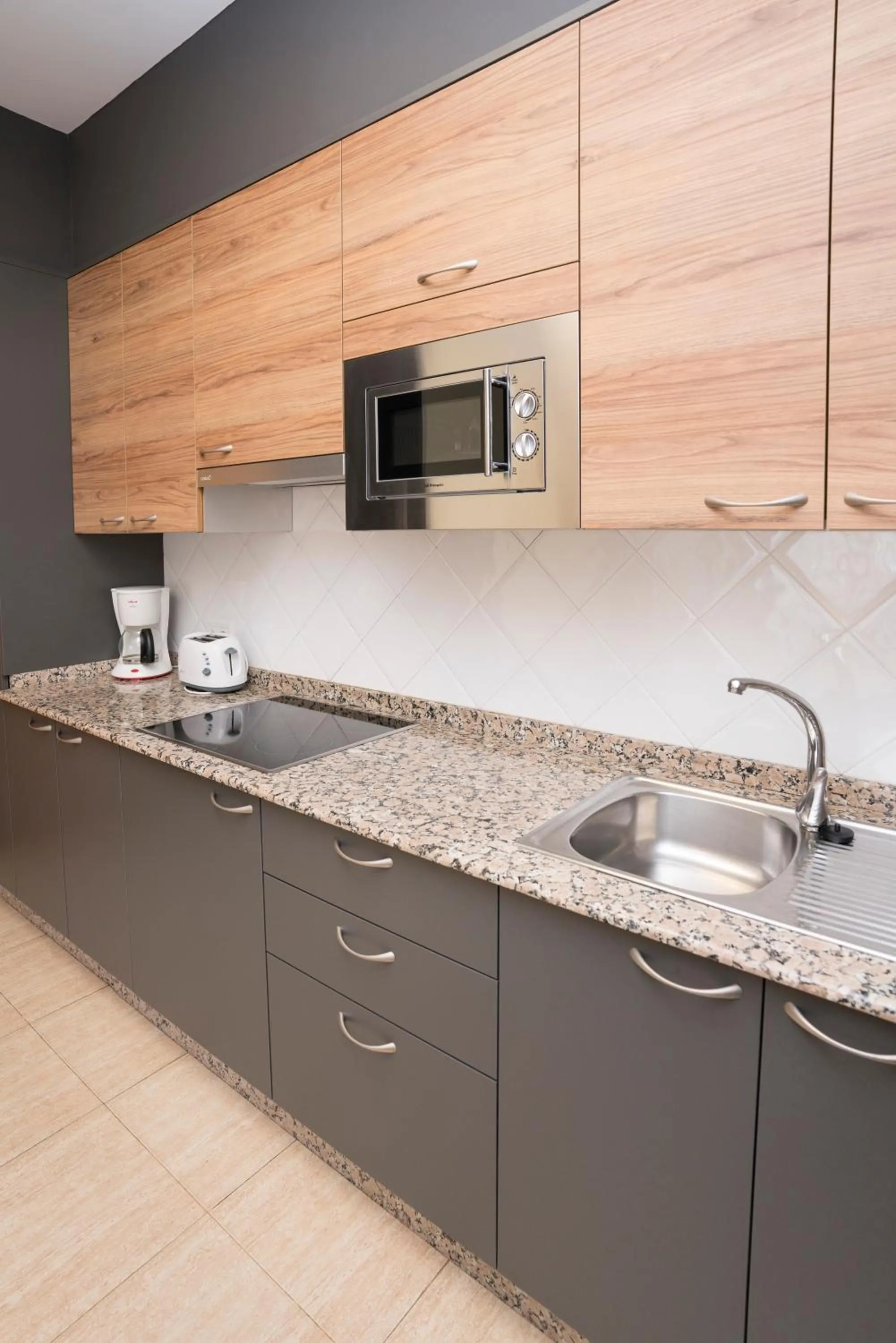 kitchen in Apartamentos Atlántico Resort