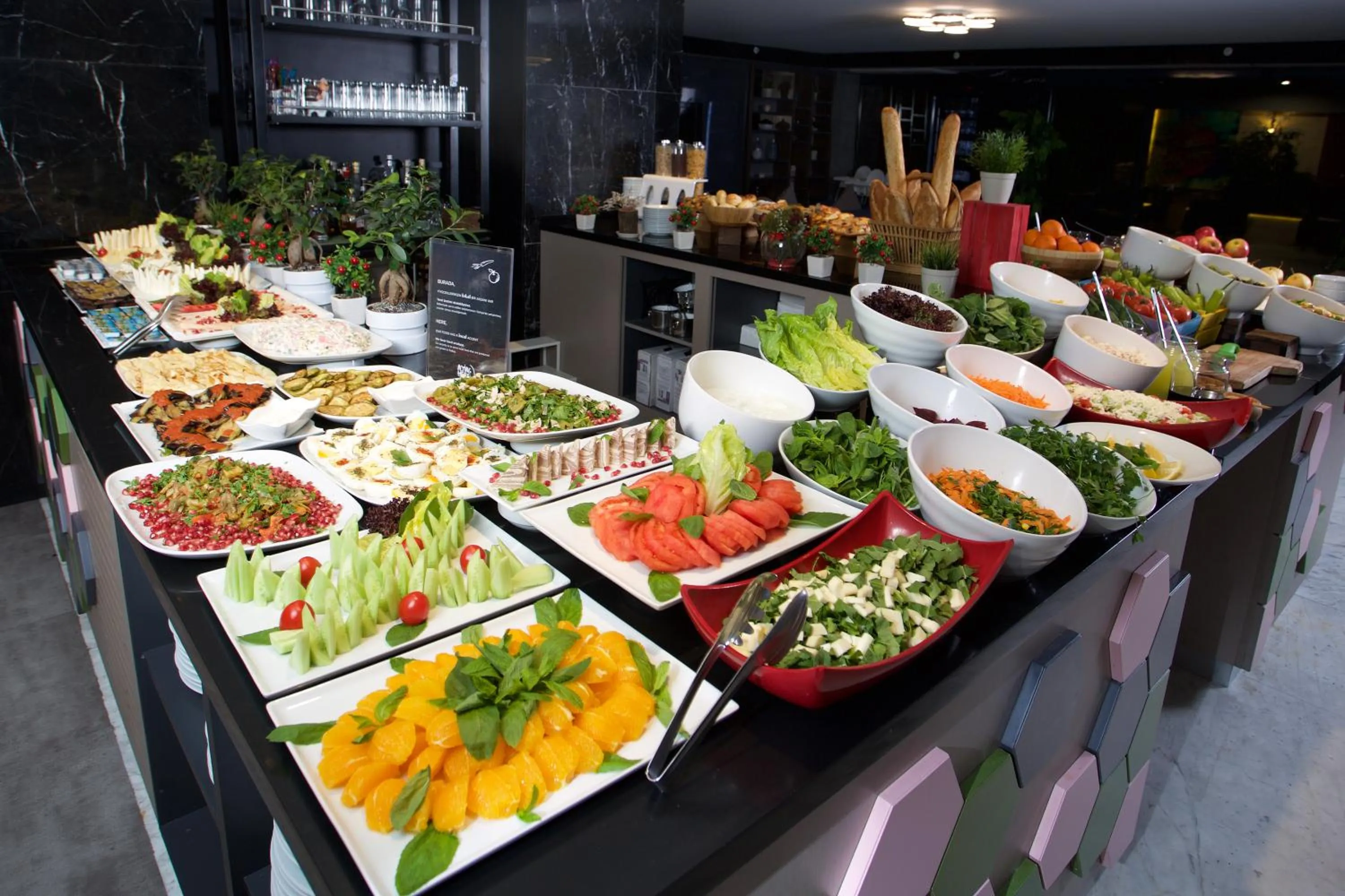 Buffet breakfast in ibis Styles Istanbul Bomonti