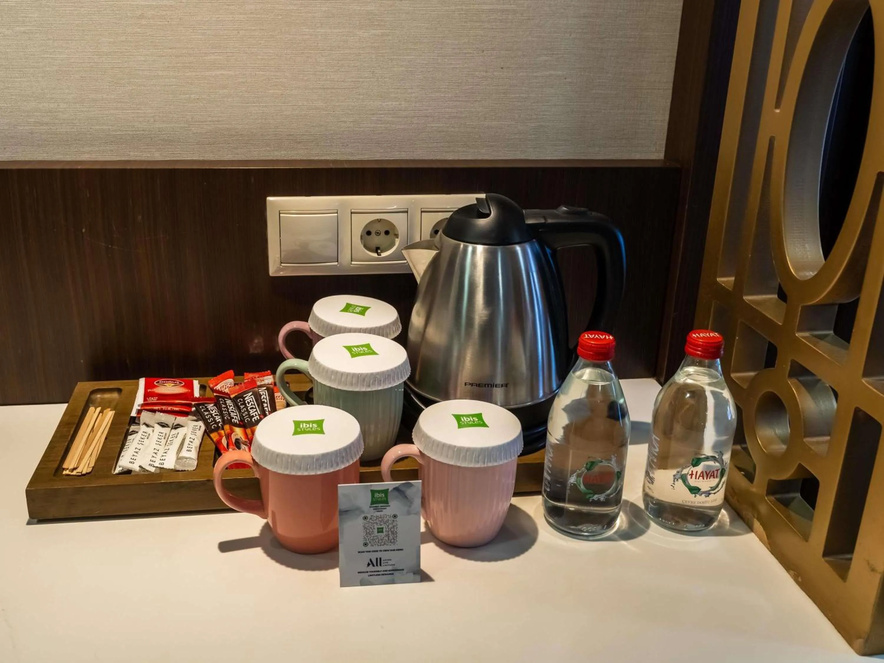 Bedroom in ibis Styles Istanbul Bomonti