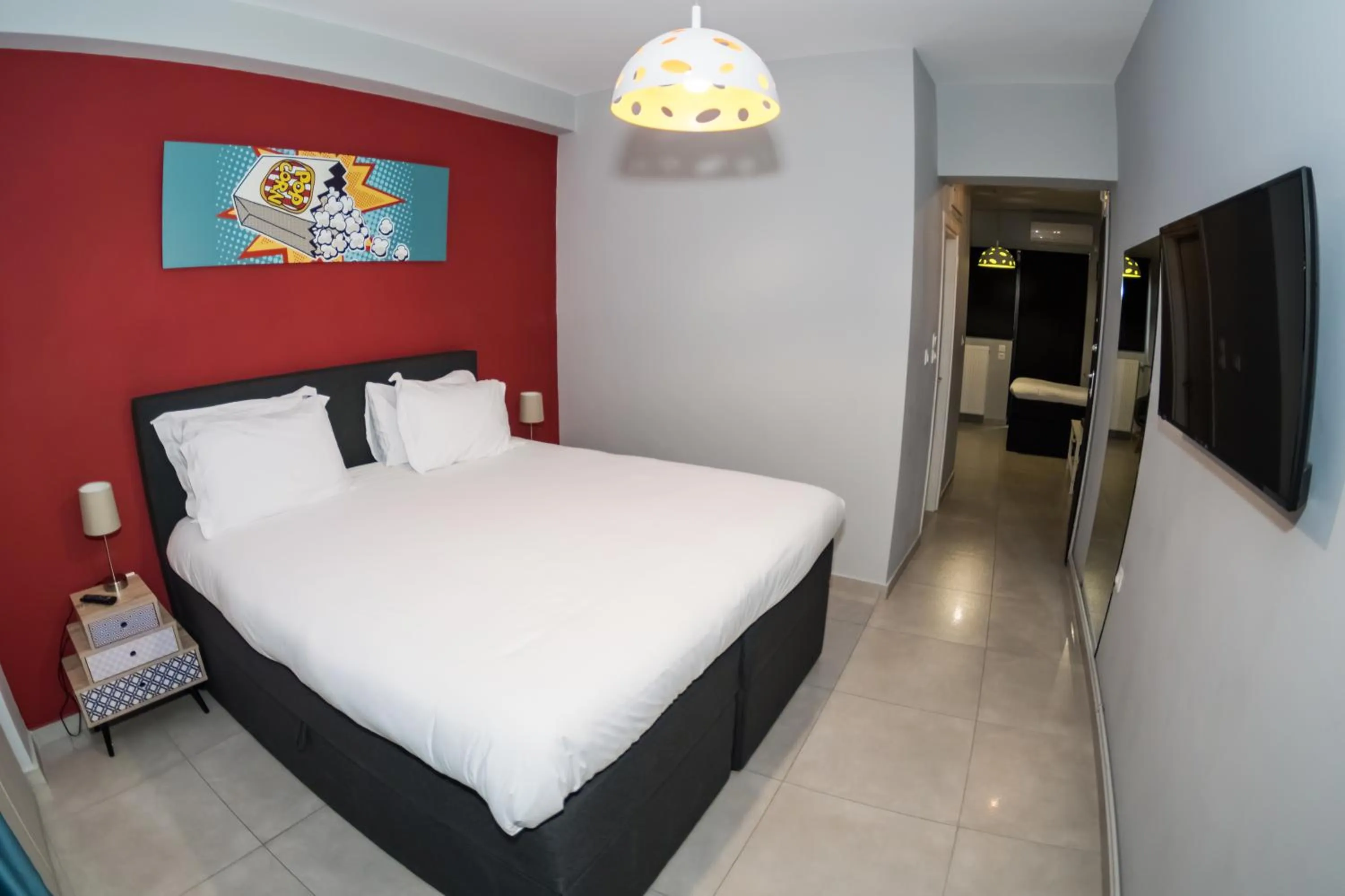 Bed in Connect Studios & Apartments