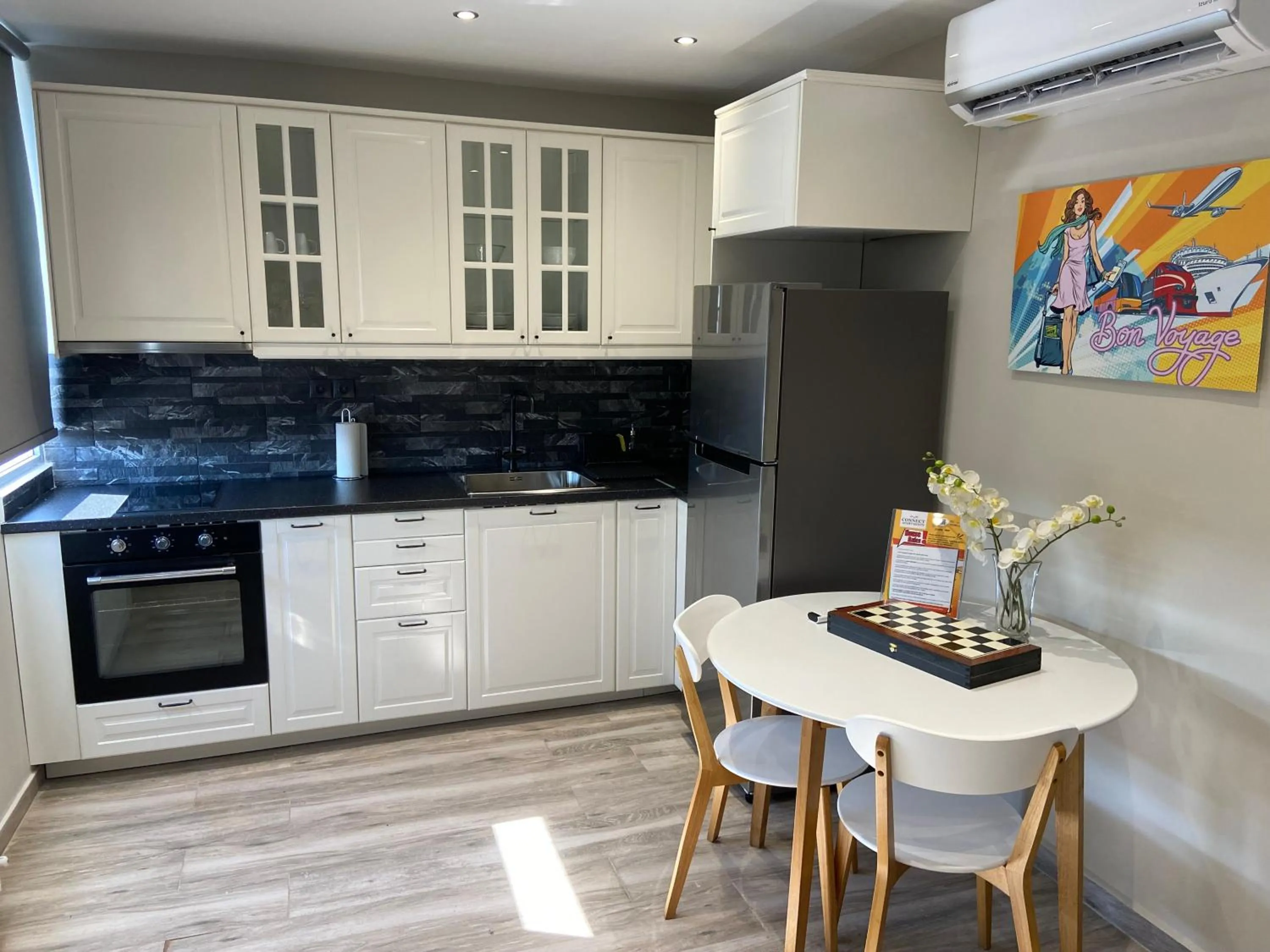 kitchen in Connect Studios & Apartments