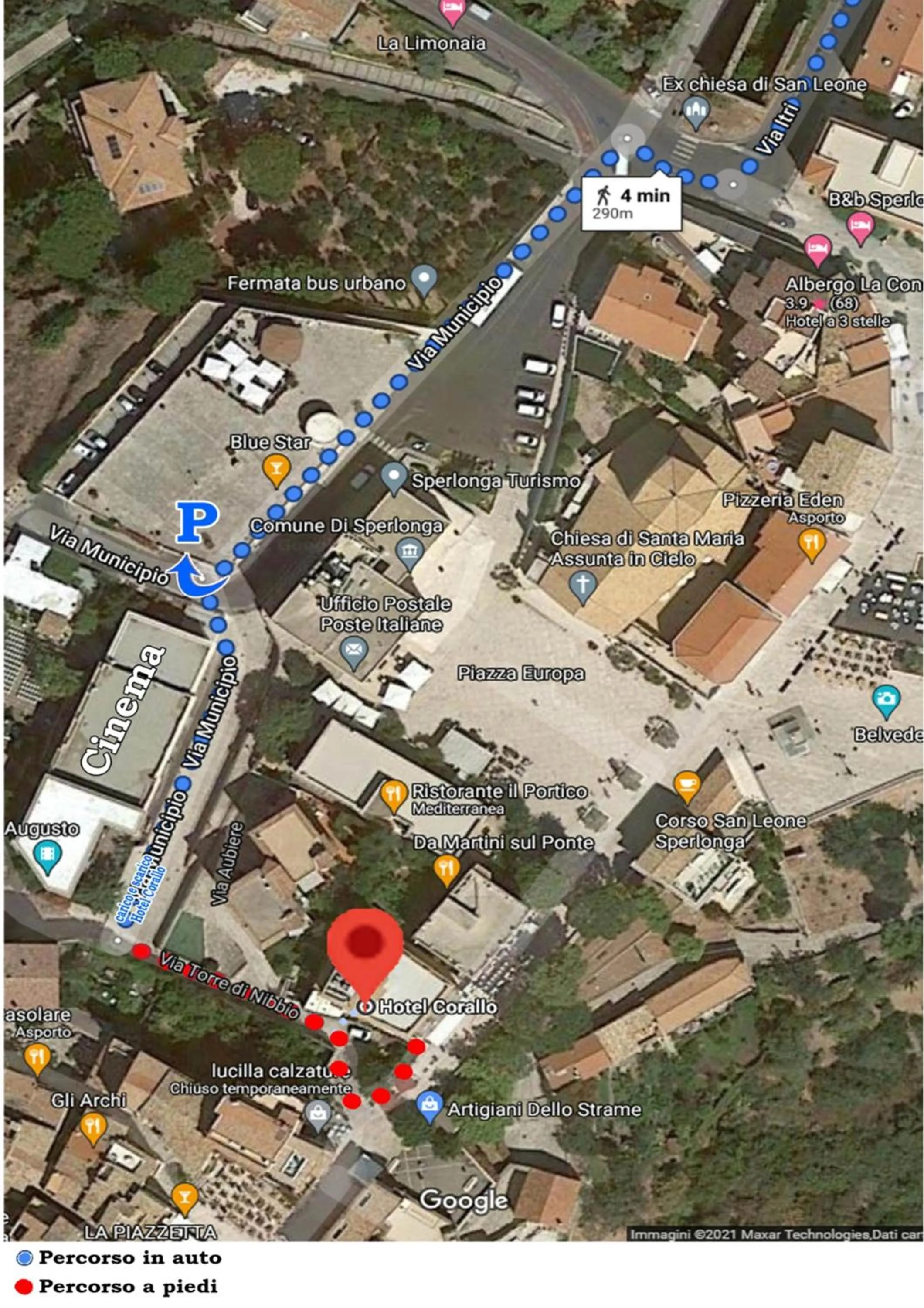 Parking in Hotel Corallo Sperlonga