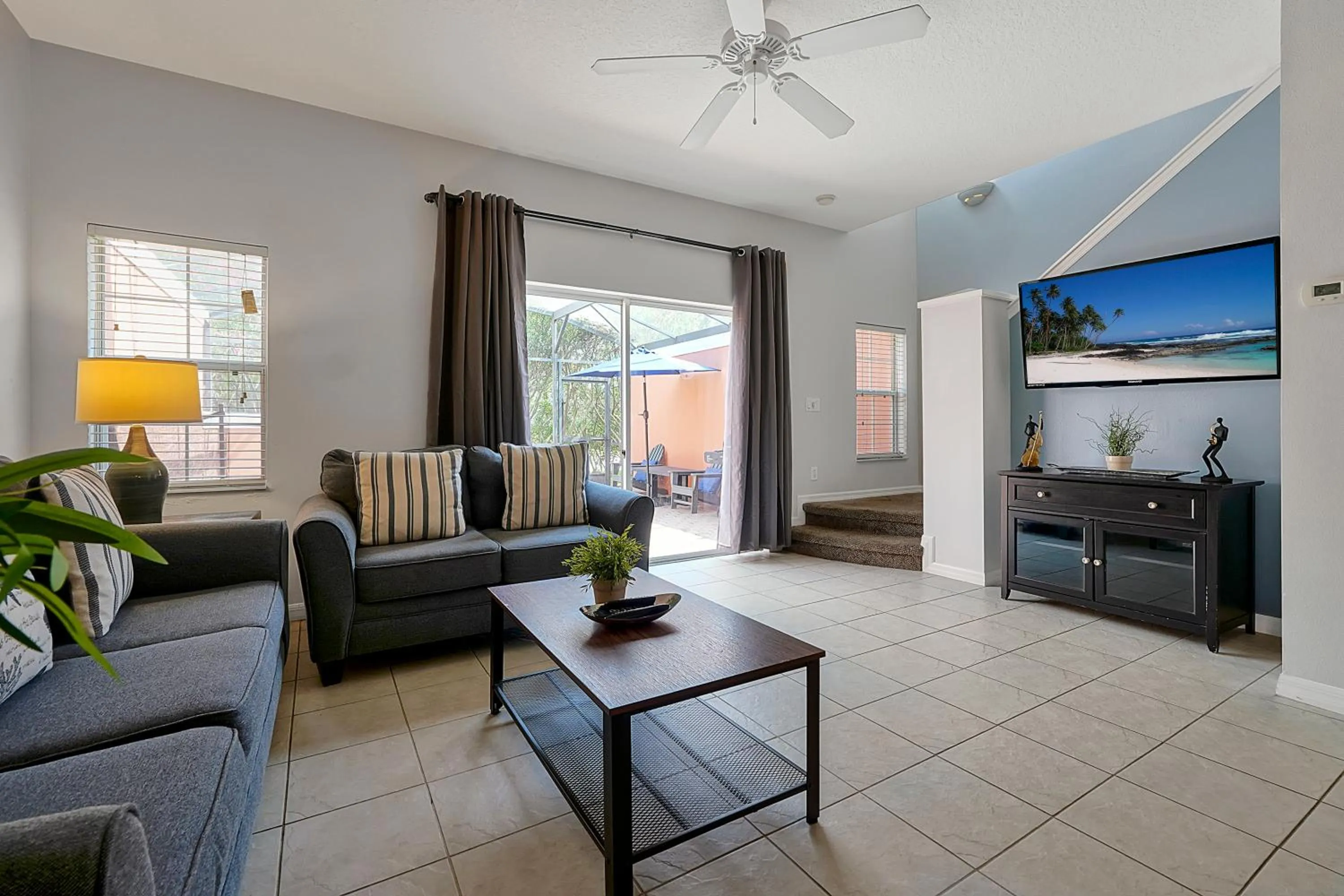 Living room in Encantada Resort Vacation Townhomes by IDILIQ