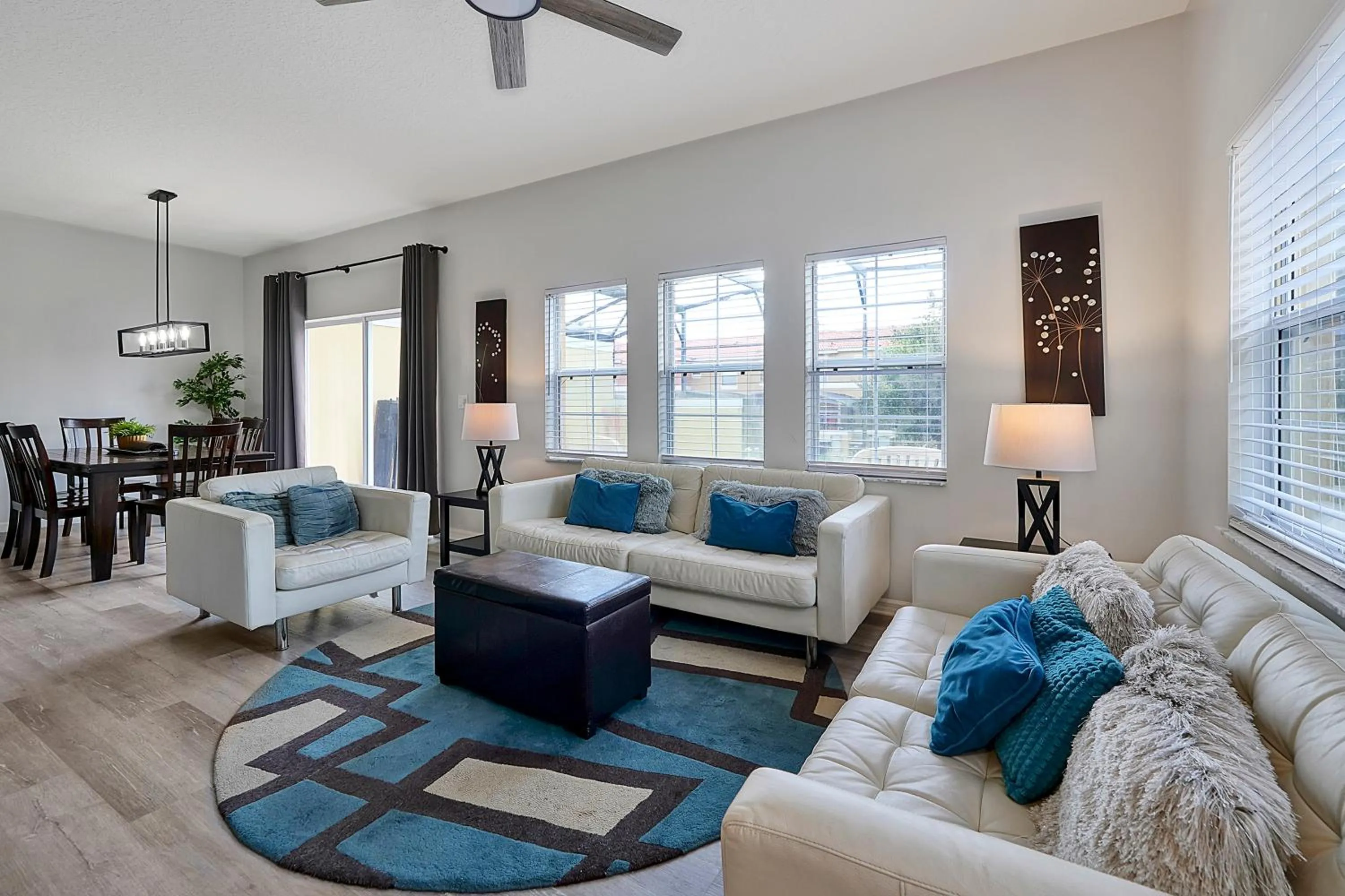 Living room in Encantada Resort Vacation Townhomes by IDILIQ